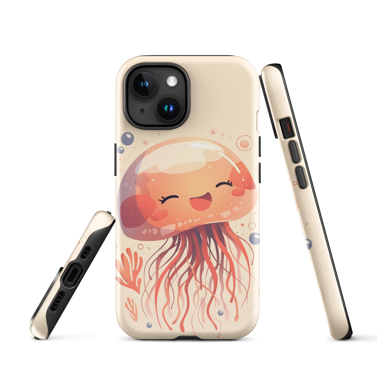 Smiling jellyfish kawaii Tough Case for iPhone®