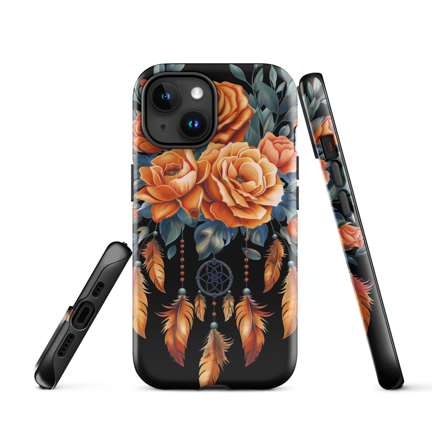 Roses dreamcatcher black Tough Case for iPhone®