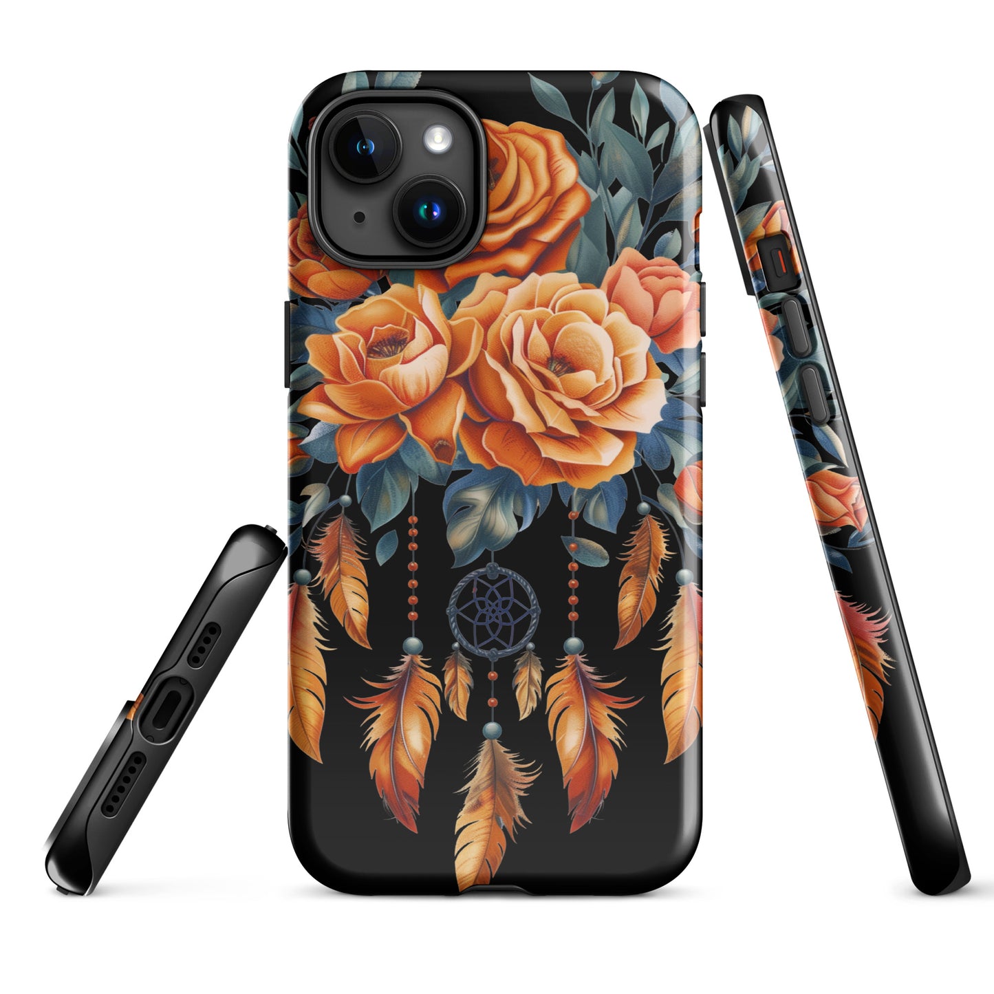 Roses dreamcatcher black Tough Case for iPhone®