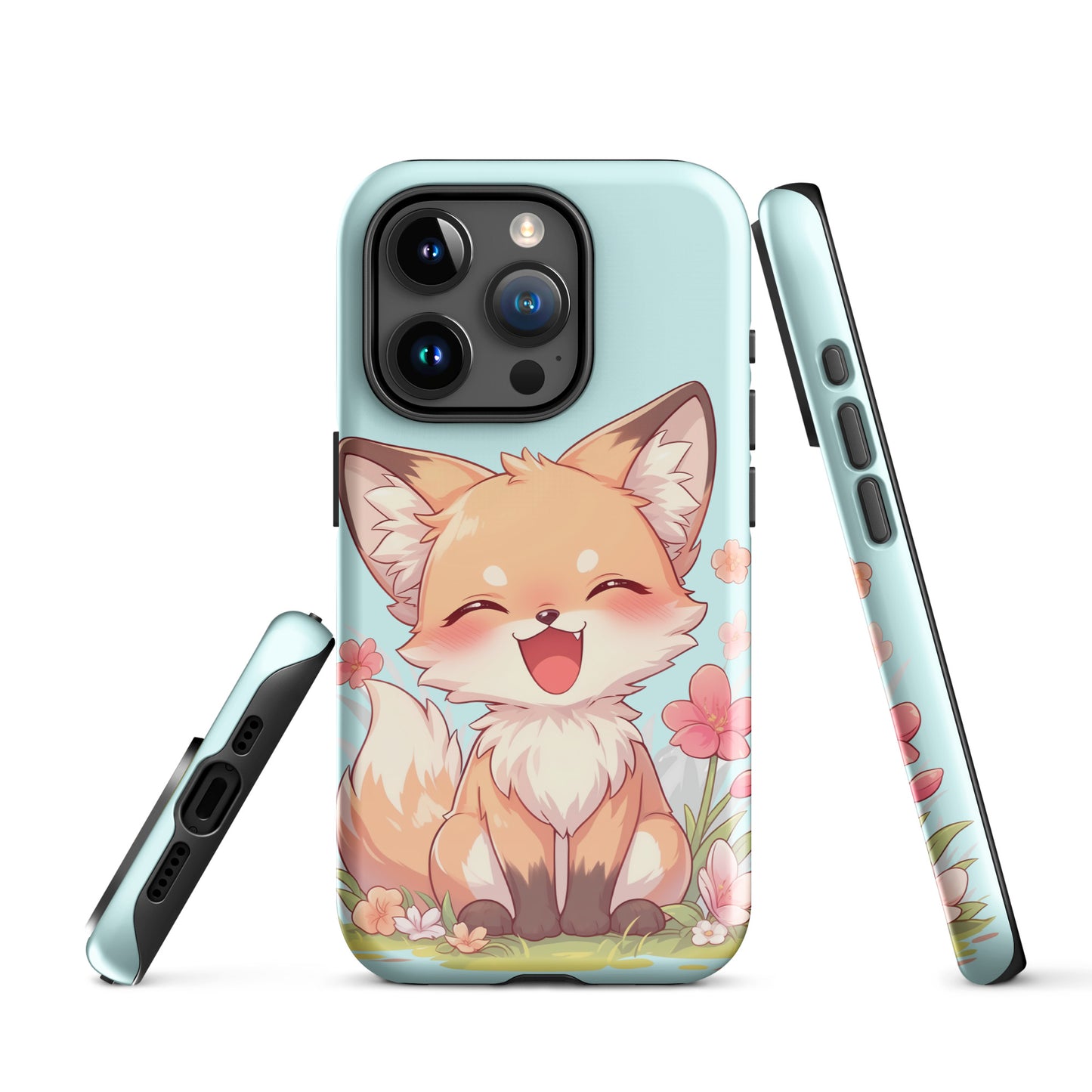 Cute red fox smiling Tough Case for iPhone®