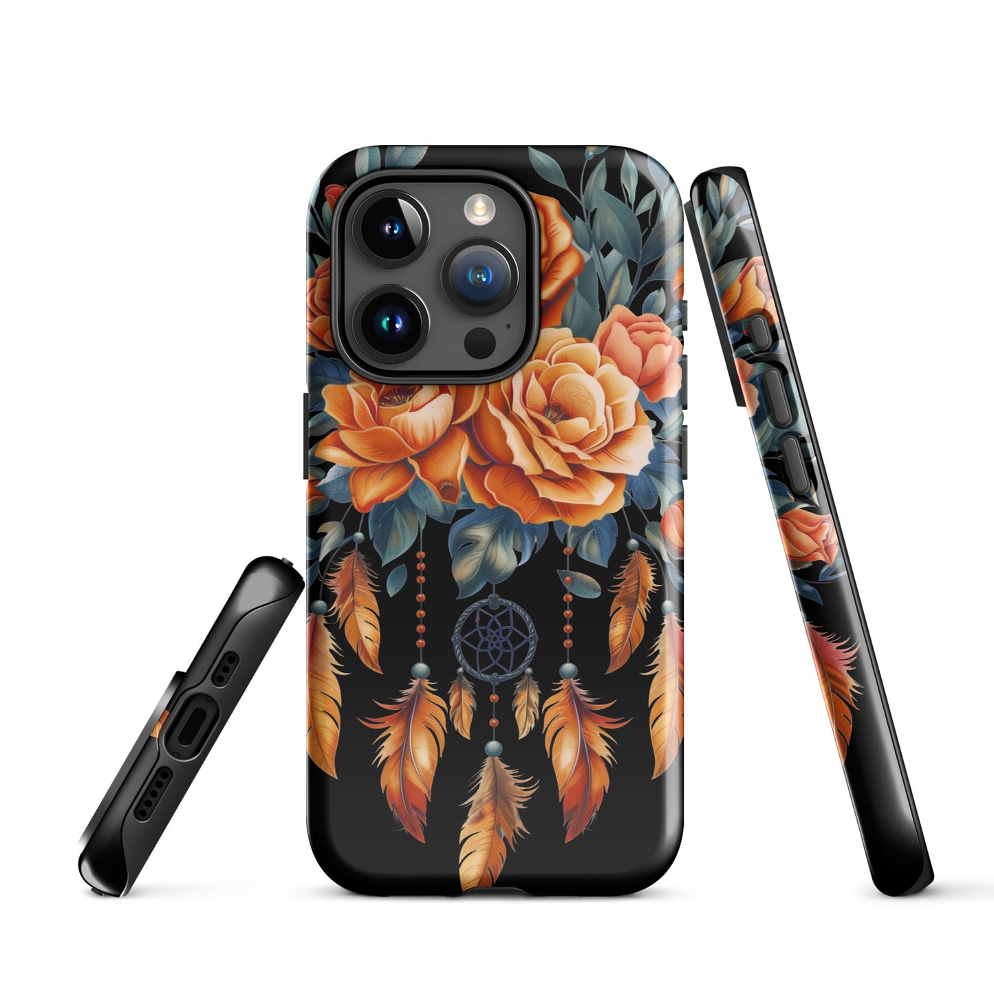 Roses dreamcatcher black Tough Case for iPhone®