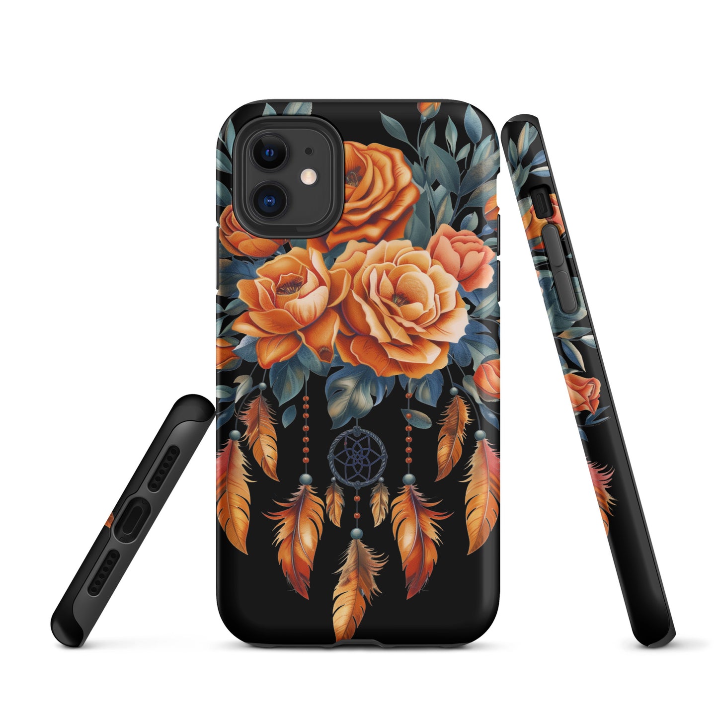 Roses dreamcatcher black Tough Case for iPhone®