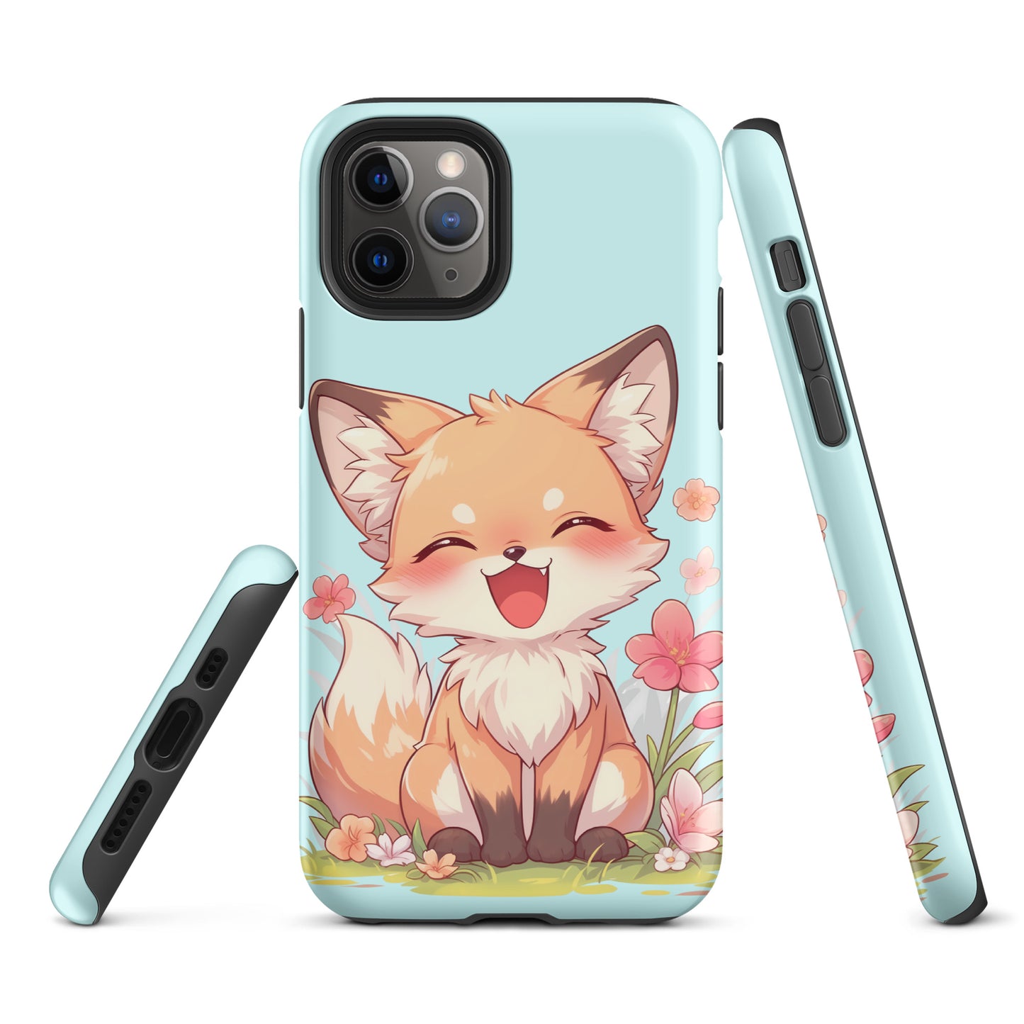 Cute red fox smiling Tough Case for iPhone®