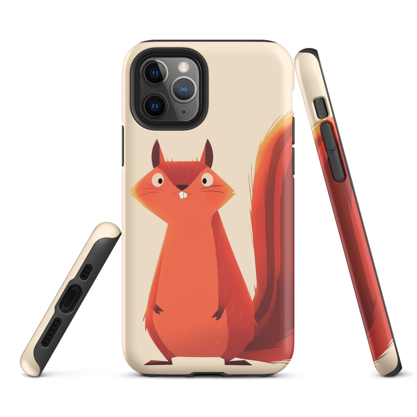 Silly red squirrel Tough Case for iPhone®