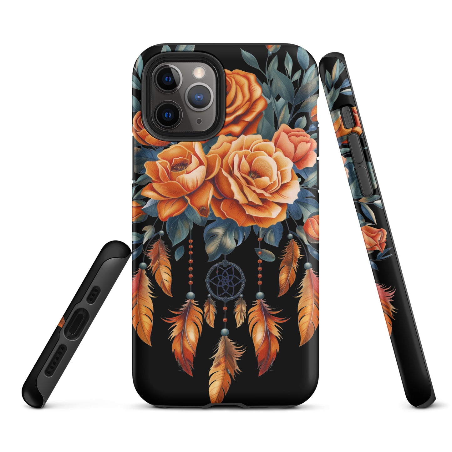 Roses dreamcatcher black Tough Case for iPhone®