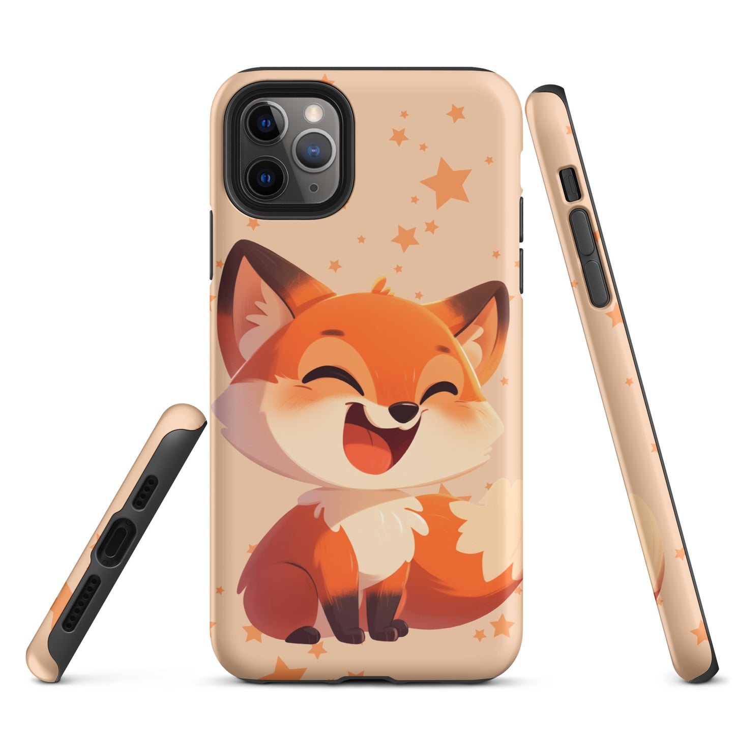 Coque rigide pour iPhone® avec renard roux de dessin animé