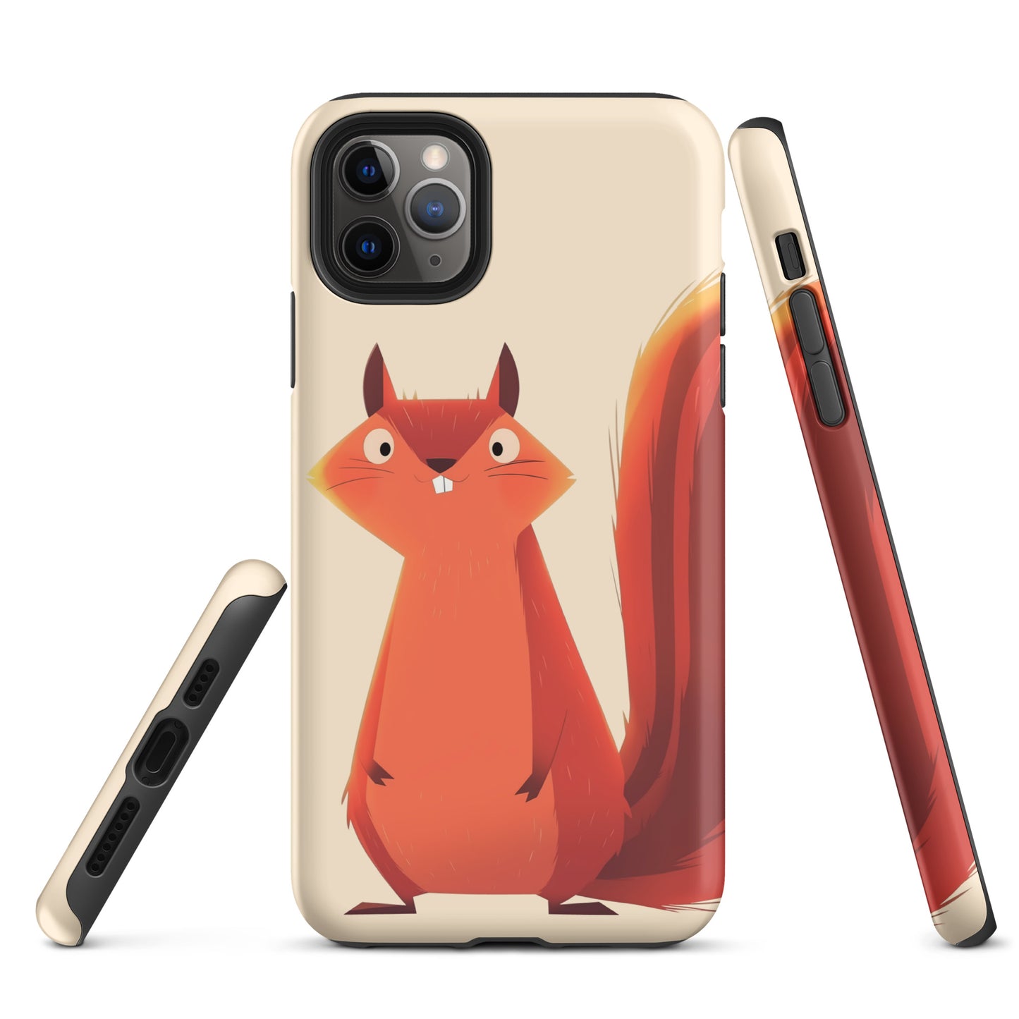 Silly red squirrel Tough Case for iPhone®