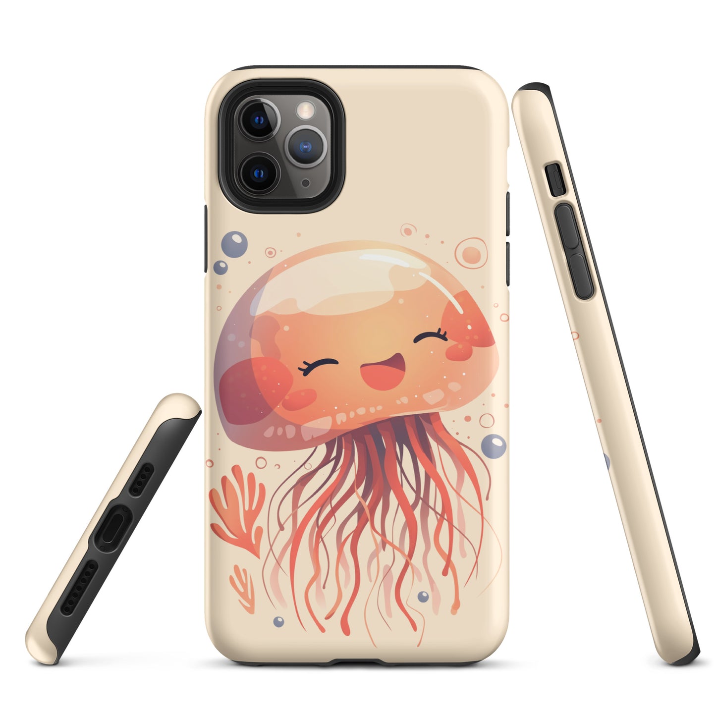 Méduse souriante kawaii Coque rigide pour iPhone®