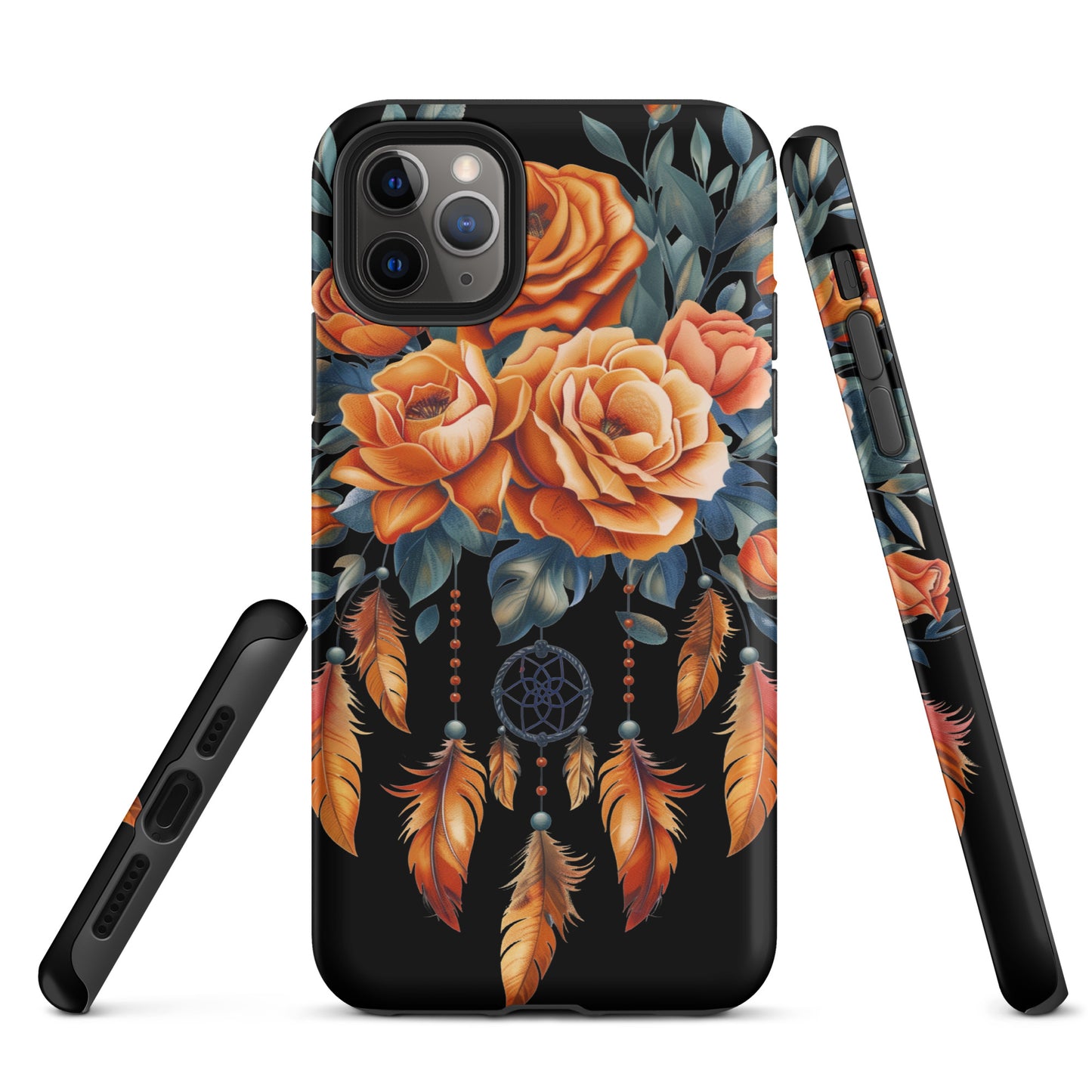 Roses dreamcatcher black Tough Case for iPhone®