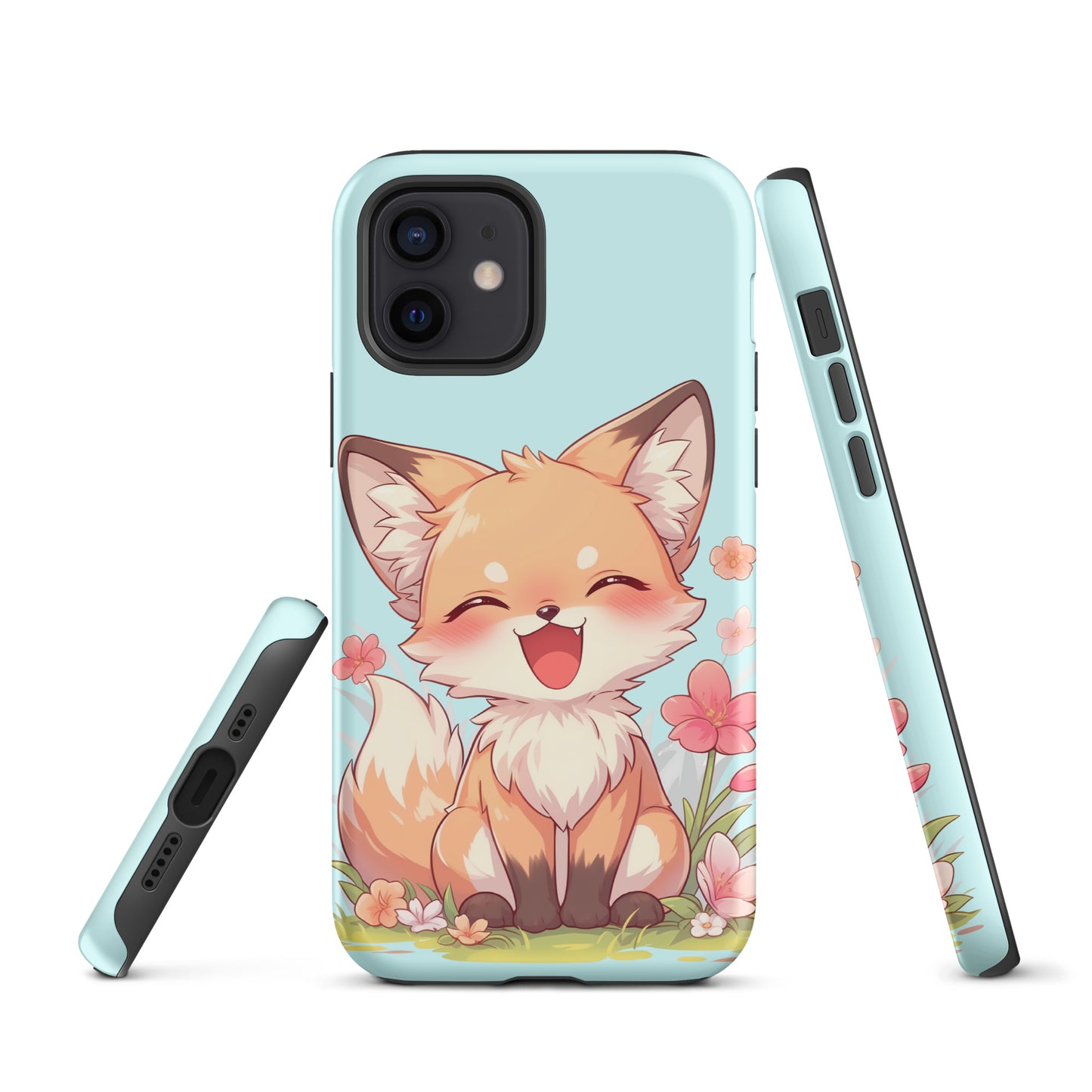 Cute red fox smiling Tough Case for iPhone®