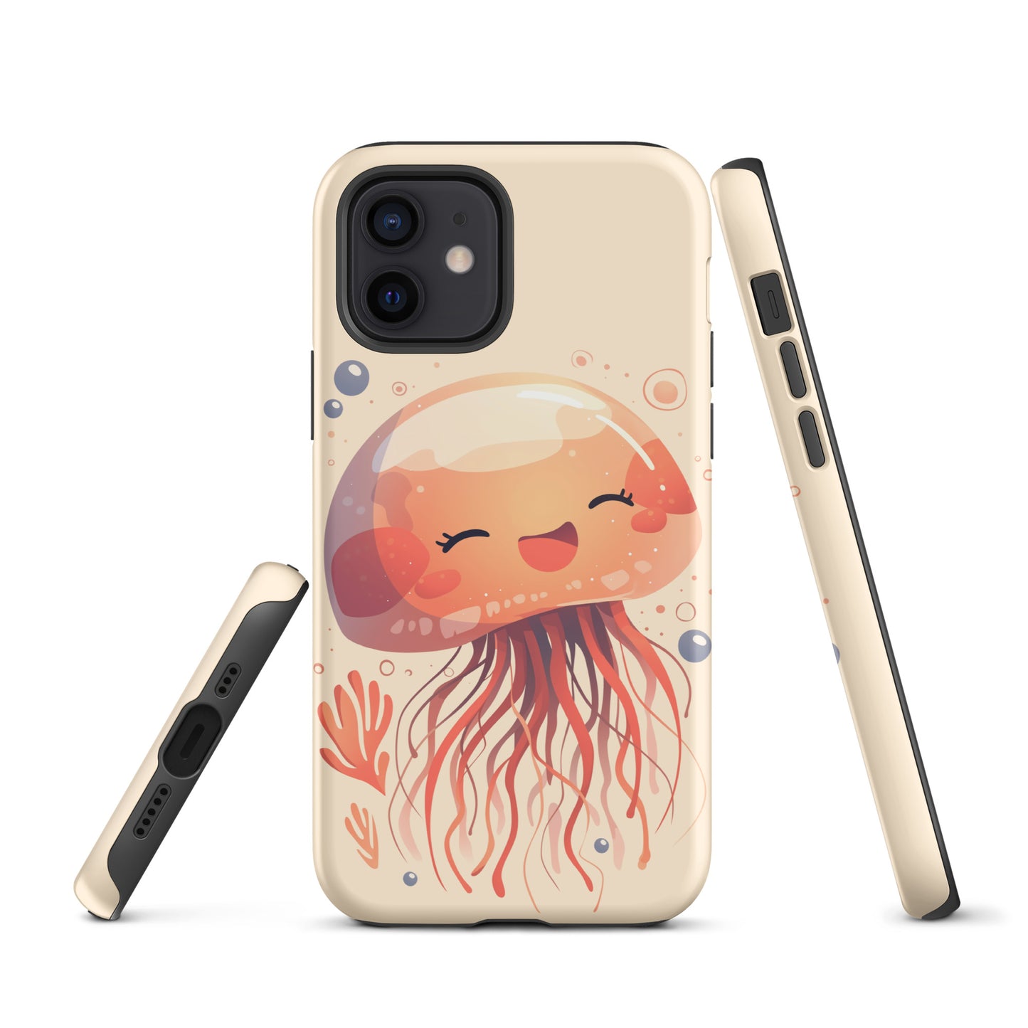 Smiling jellyfish kawaii Tough Case for iPhone®