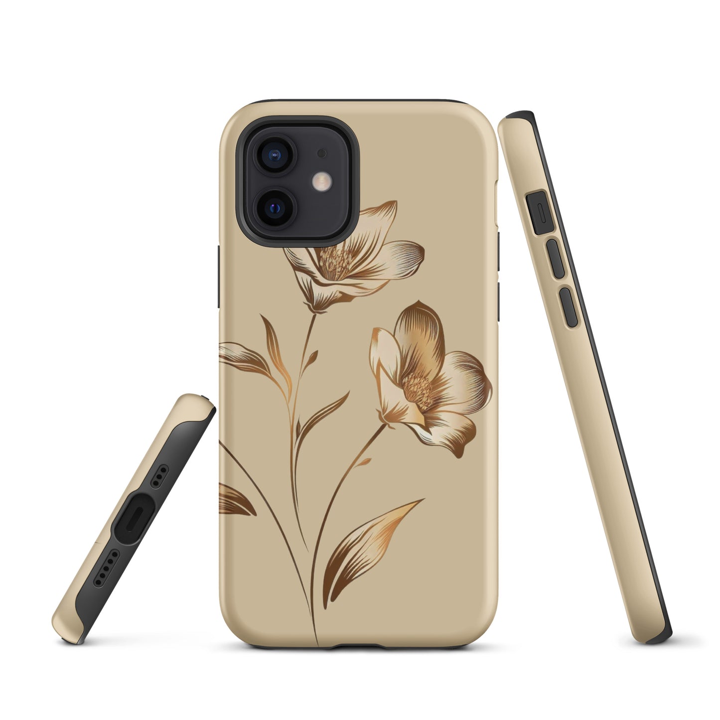 Golden flowers bunch Tough Case for iPhone®