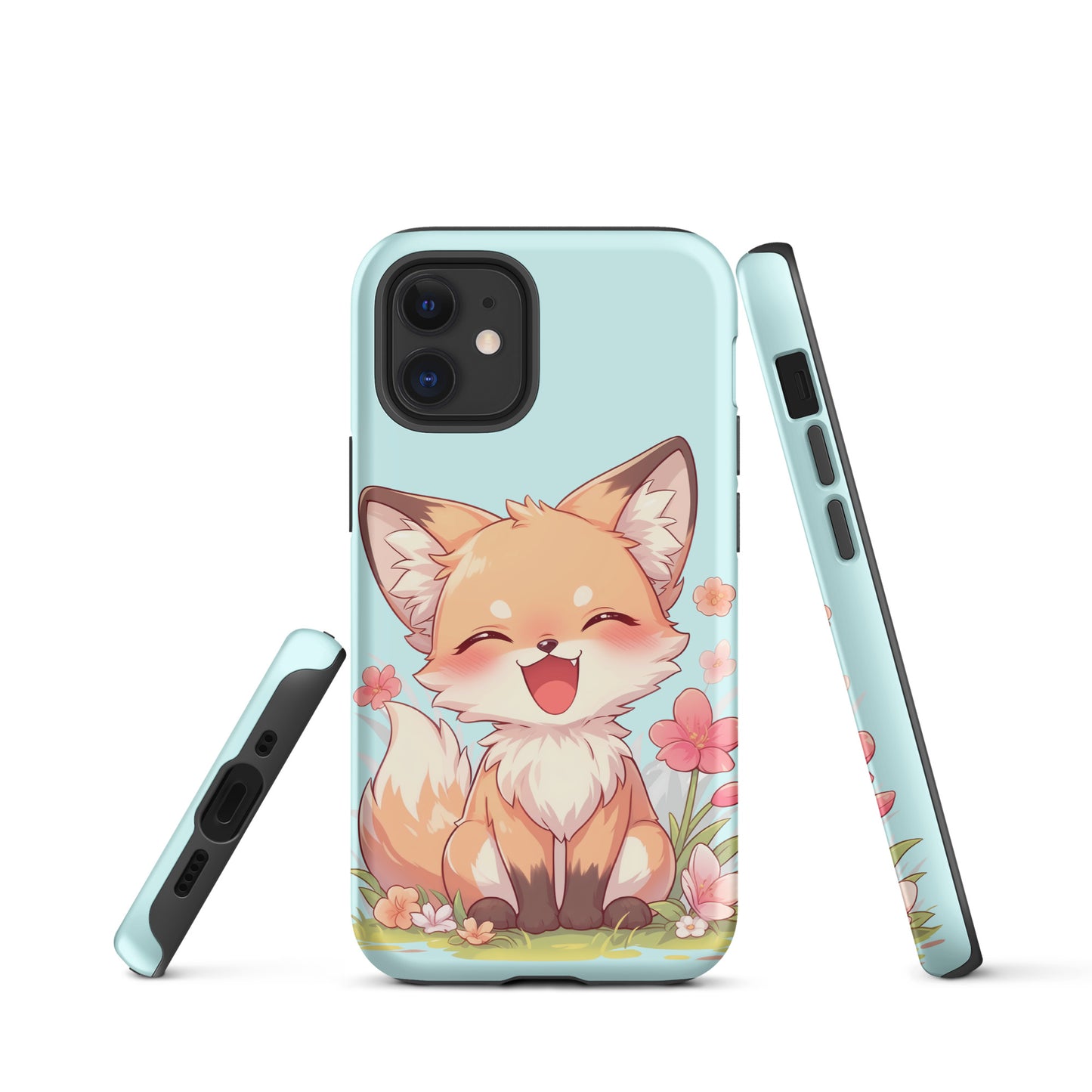 Cute red fox smiling Tough Case for iPhone®