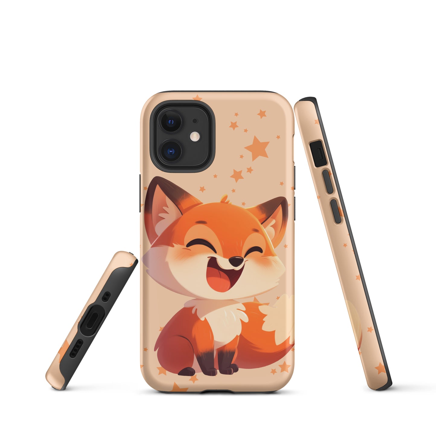 Coque rigide pour iPhone® avec renard roux de dessin animé