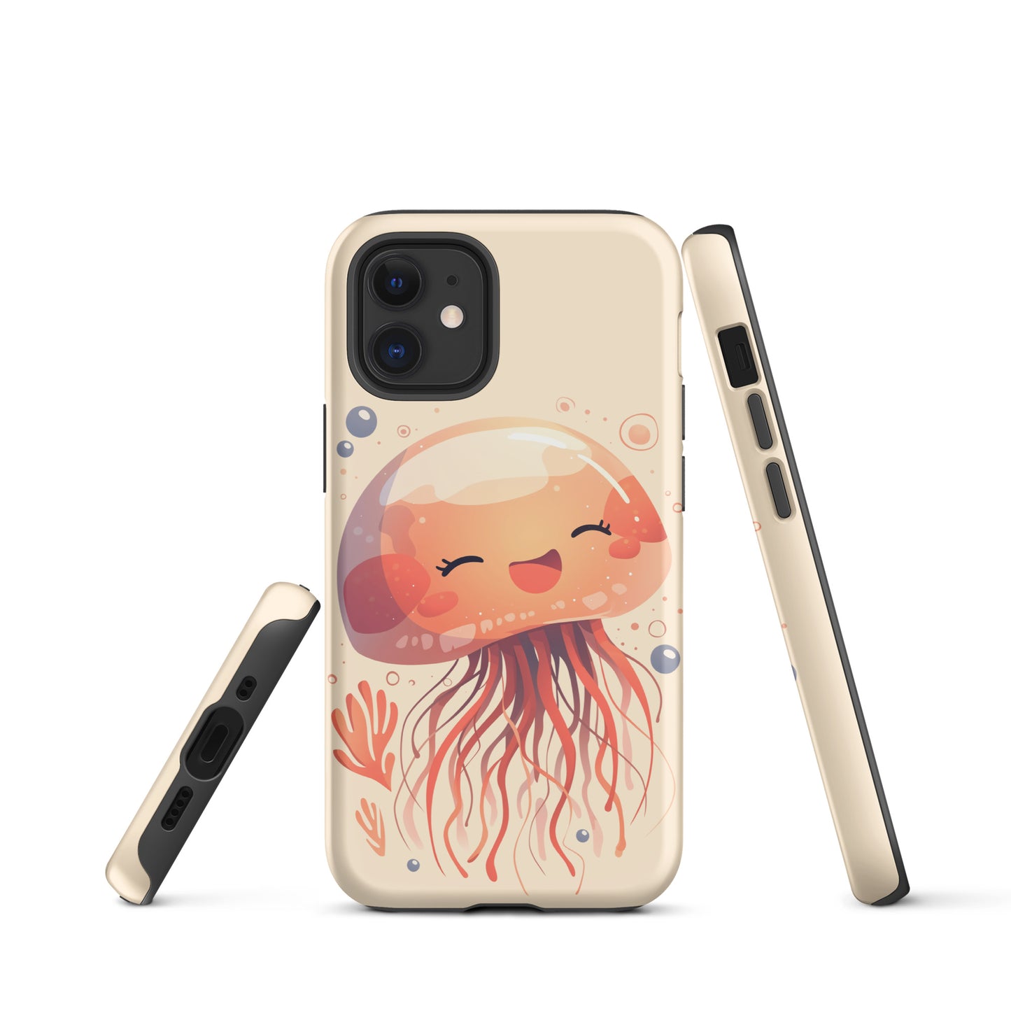 Smiling jellyfish kawaii Tough Case for iPhone®