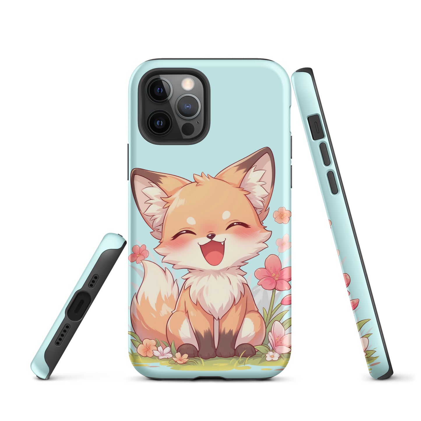 Cute red fox smiling Tough Case for iPhone®