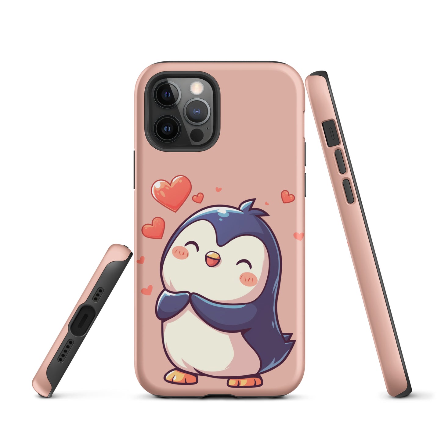 Cute penguin love Tough Case for iPhone®