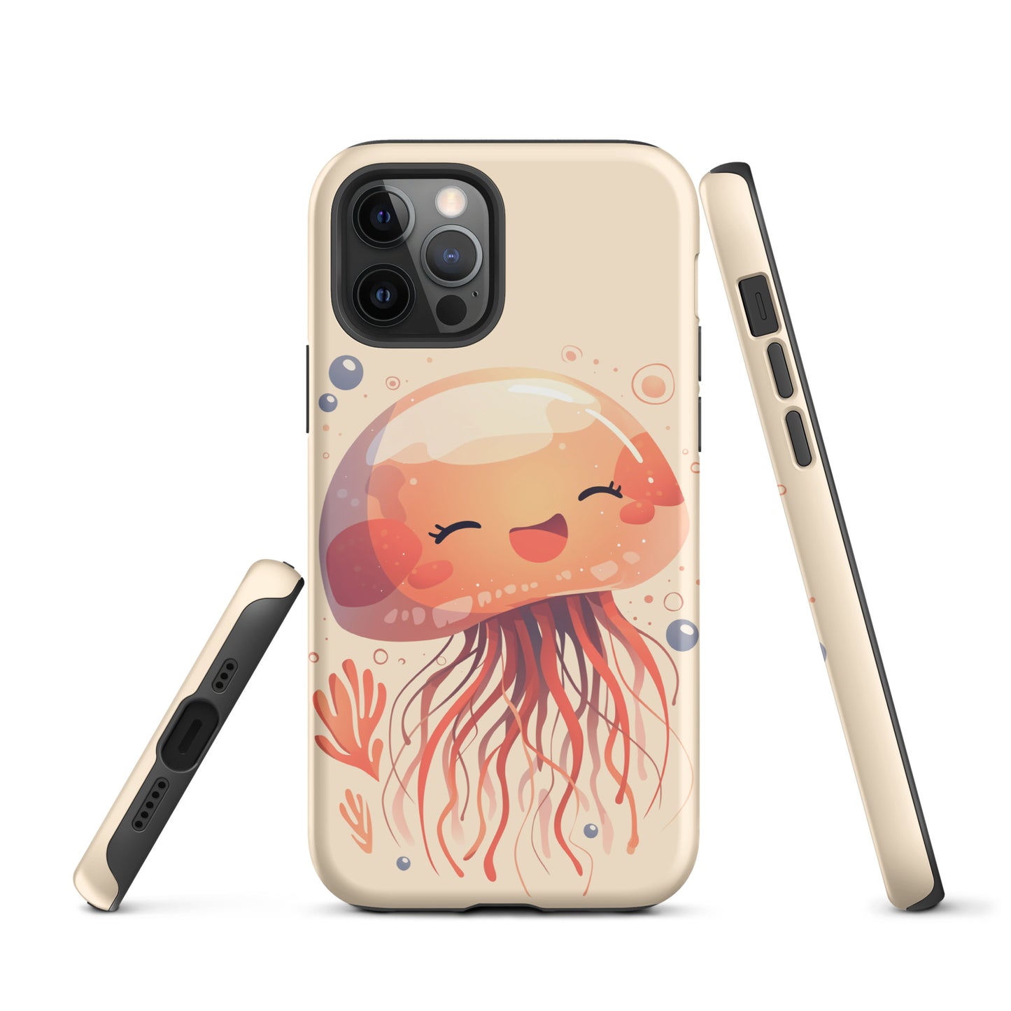 Smiling jellyfish kawaii Tough Case for iPhone®