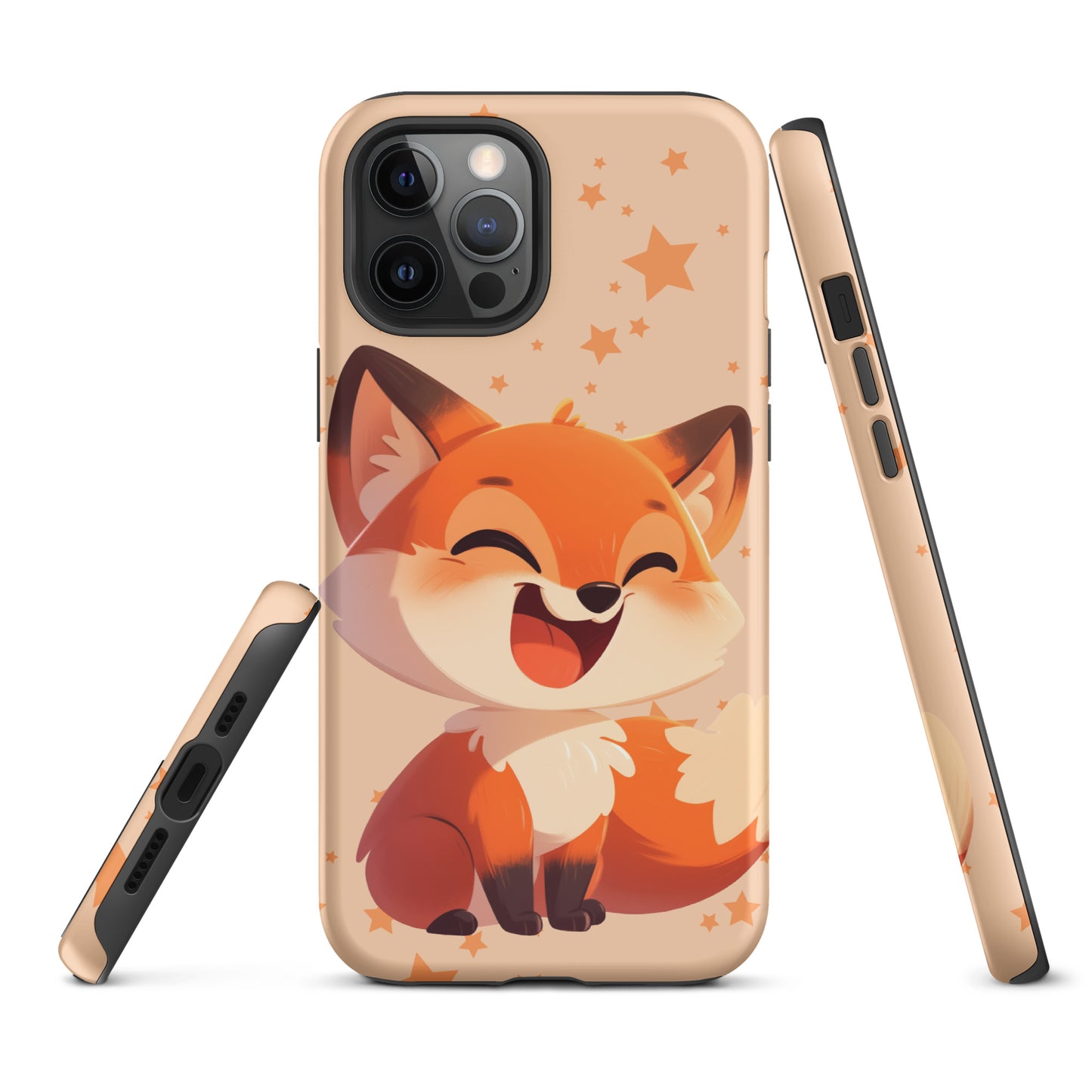 Coque rigide pour iPhone® avec renard roux de dessin animé