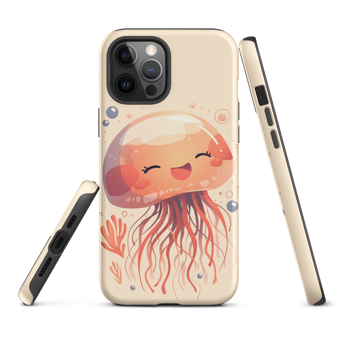 Méduse souriante kawaii Coque rigide pour iPhone®