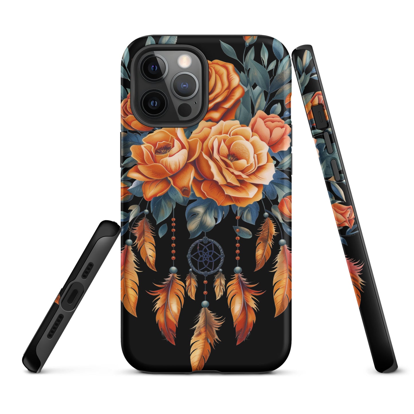 Roses dreamcatcher black Tough Case for iPhone®