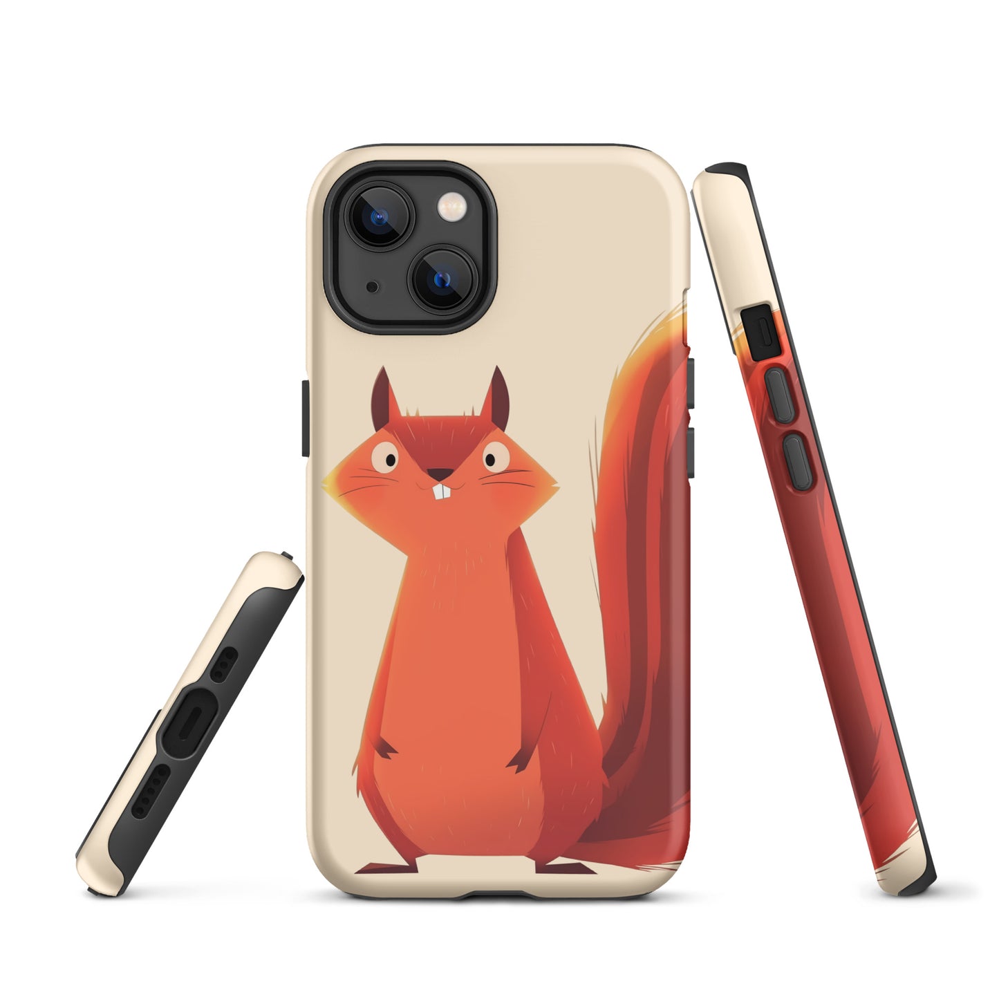 Silly red squirrel Tough Case for iPhone®