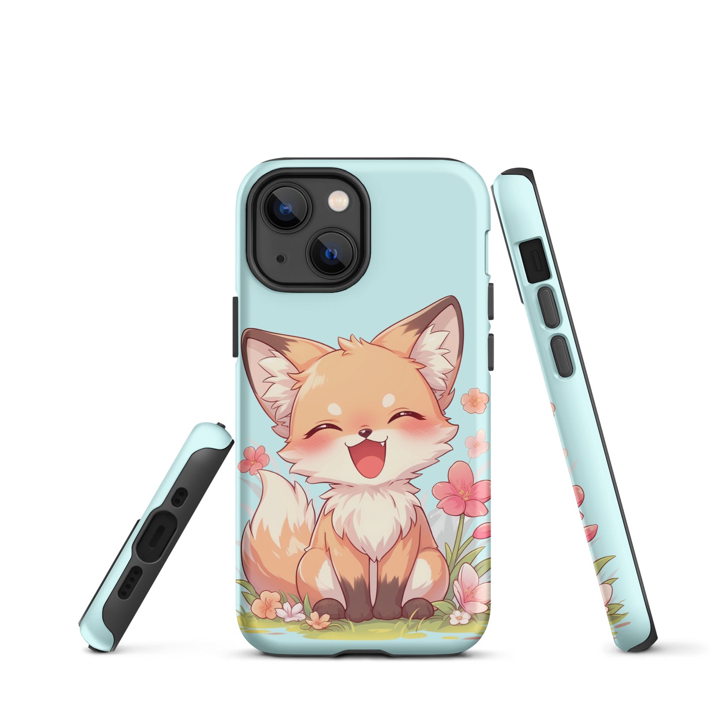 Cute red fox smiling Tough Case for iPhone®