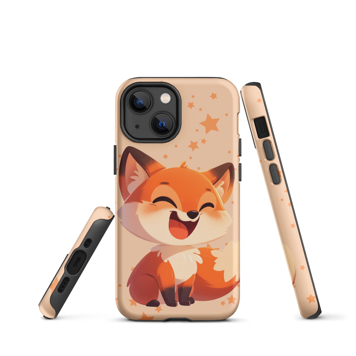 Coque rigide pour iPhone® avec renard roux de dessin animé