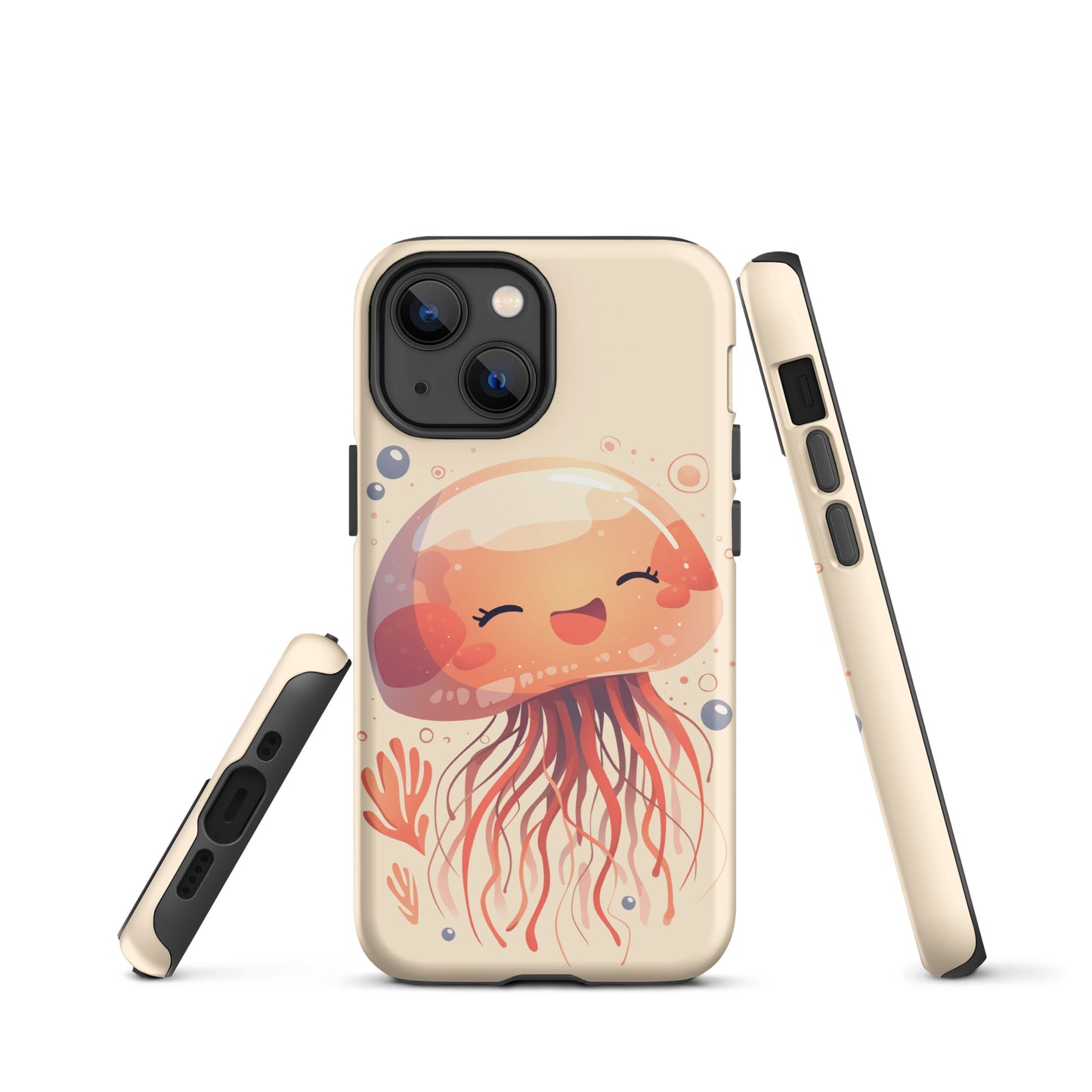 Smiling jellyfish kawaii Tough Case for iPhone®