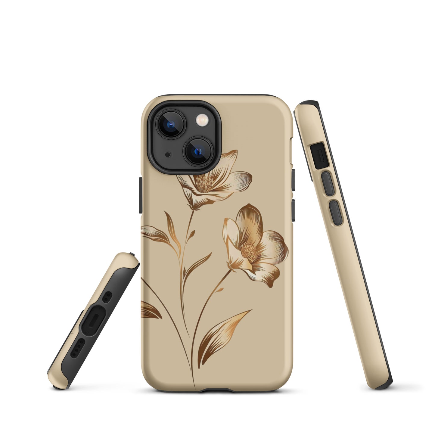 Golden flowers bunch Tough Case for iPhone®