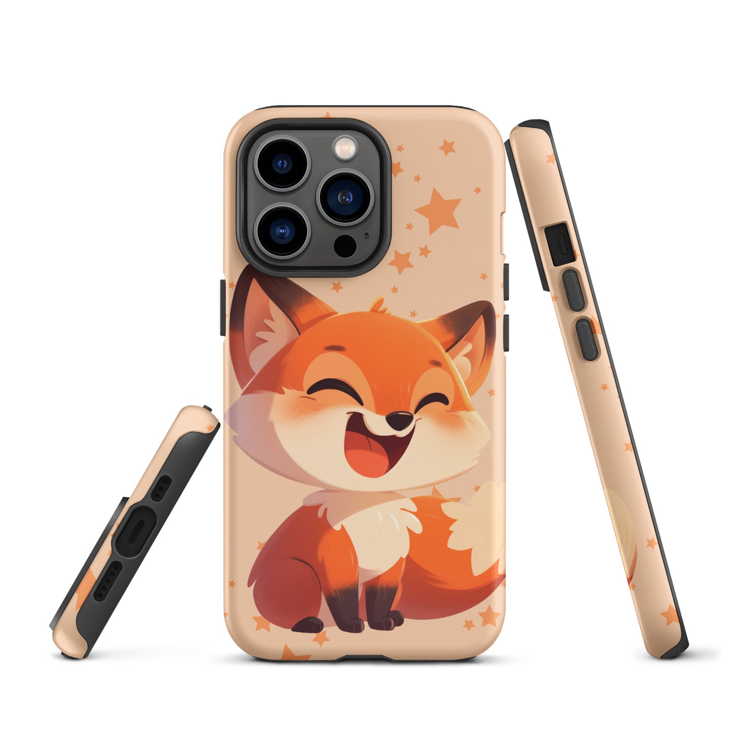 Coque rigide pour iPhone® avec renard roux de dessin animé