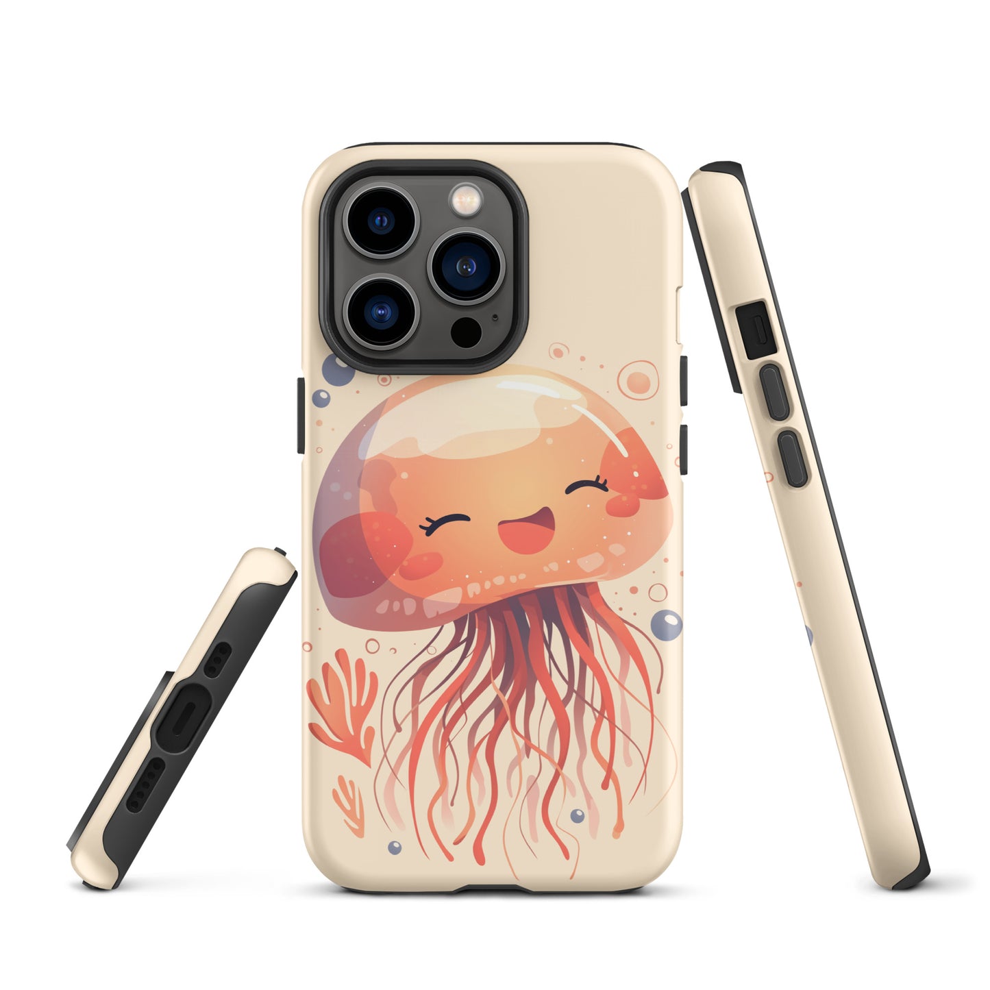 Smiling jellyfish kawaii Tough Case for iPhone®