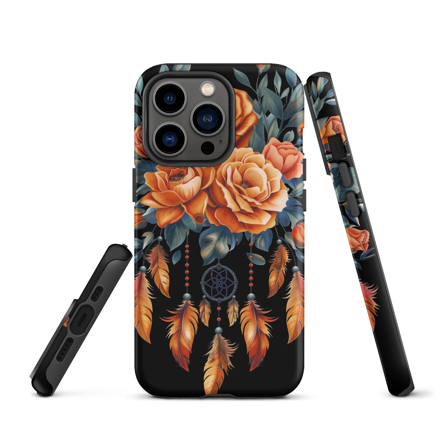 Roses dreamcatcher black Tough Case for iPhone®