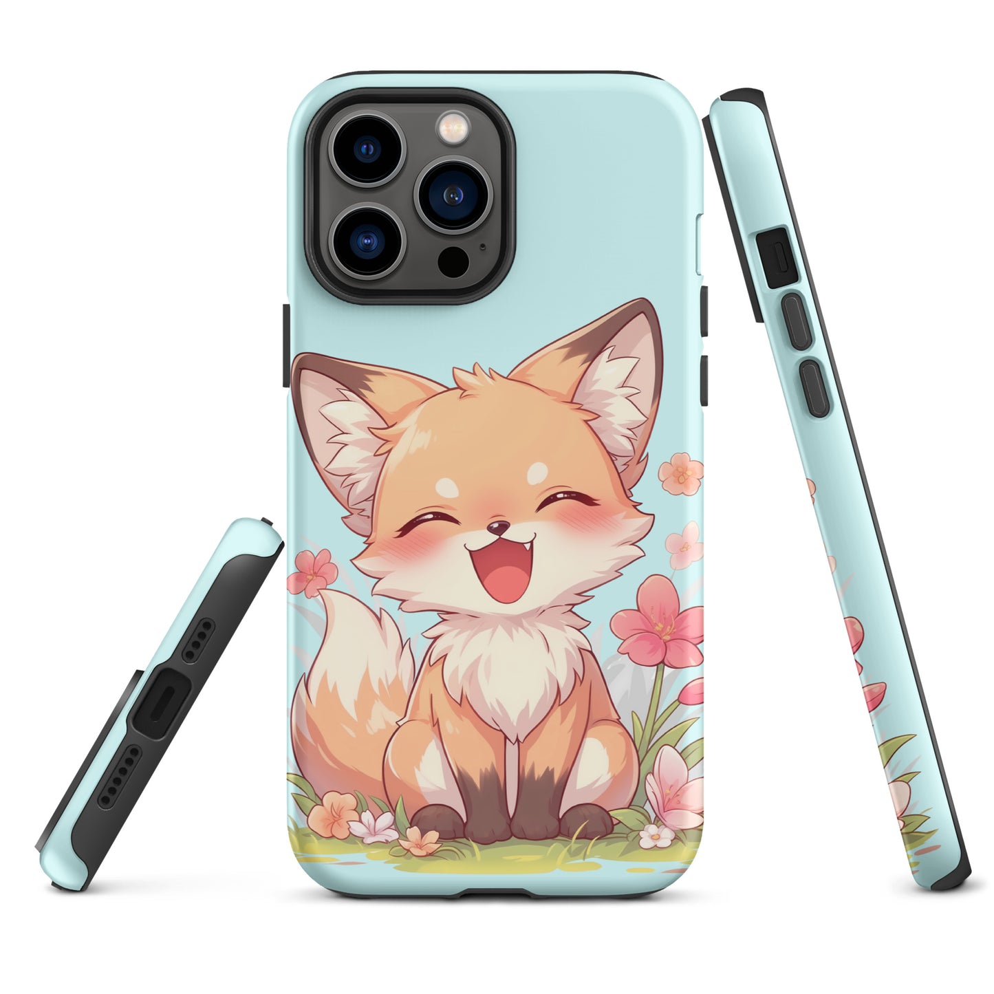 Cute red fox smiling Tough Case for iPhone®