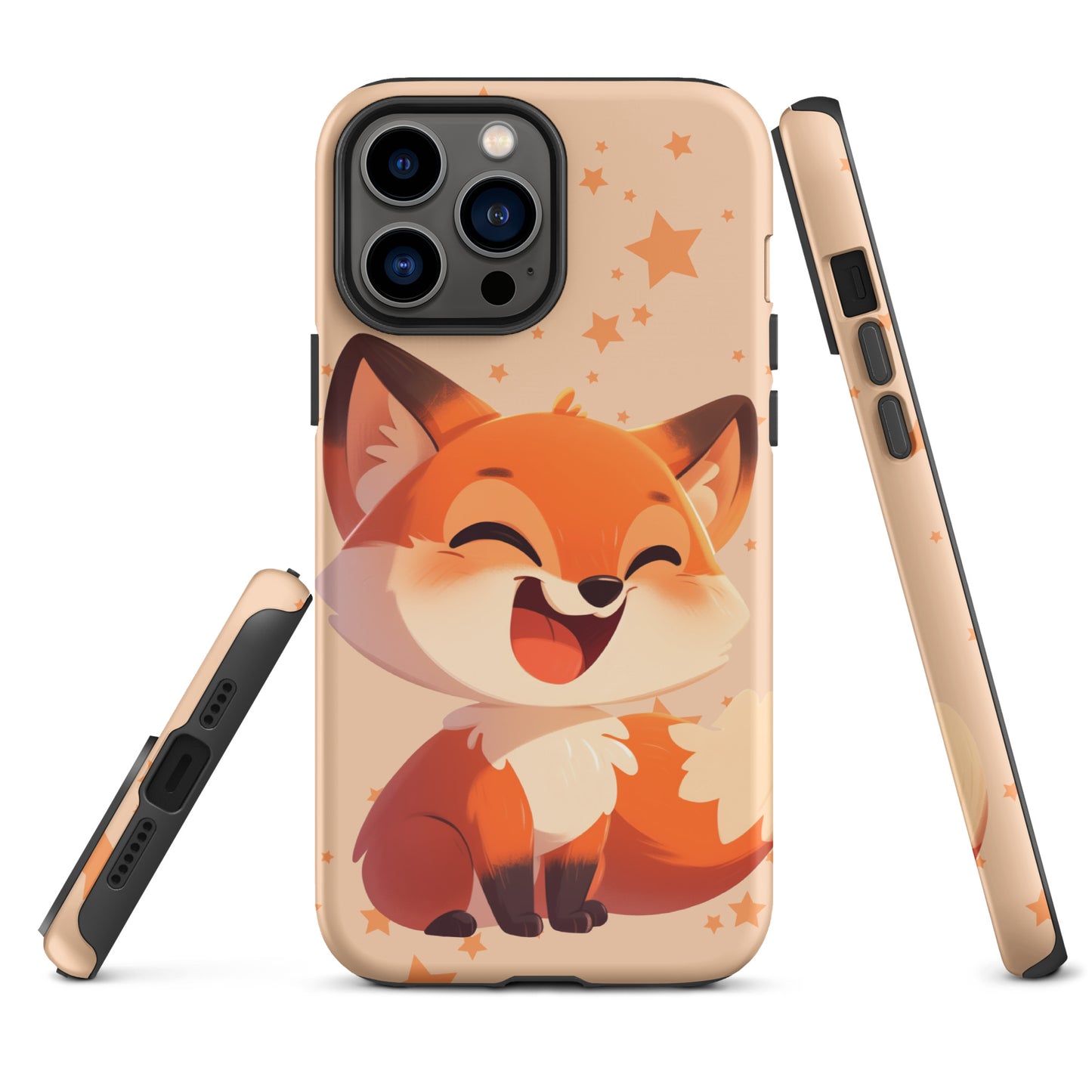 Coque rigide pour iPhone® avec renard roux de dessin animé