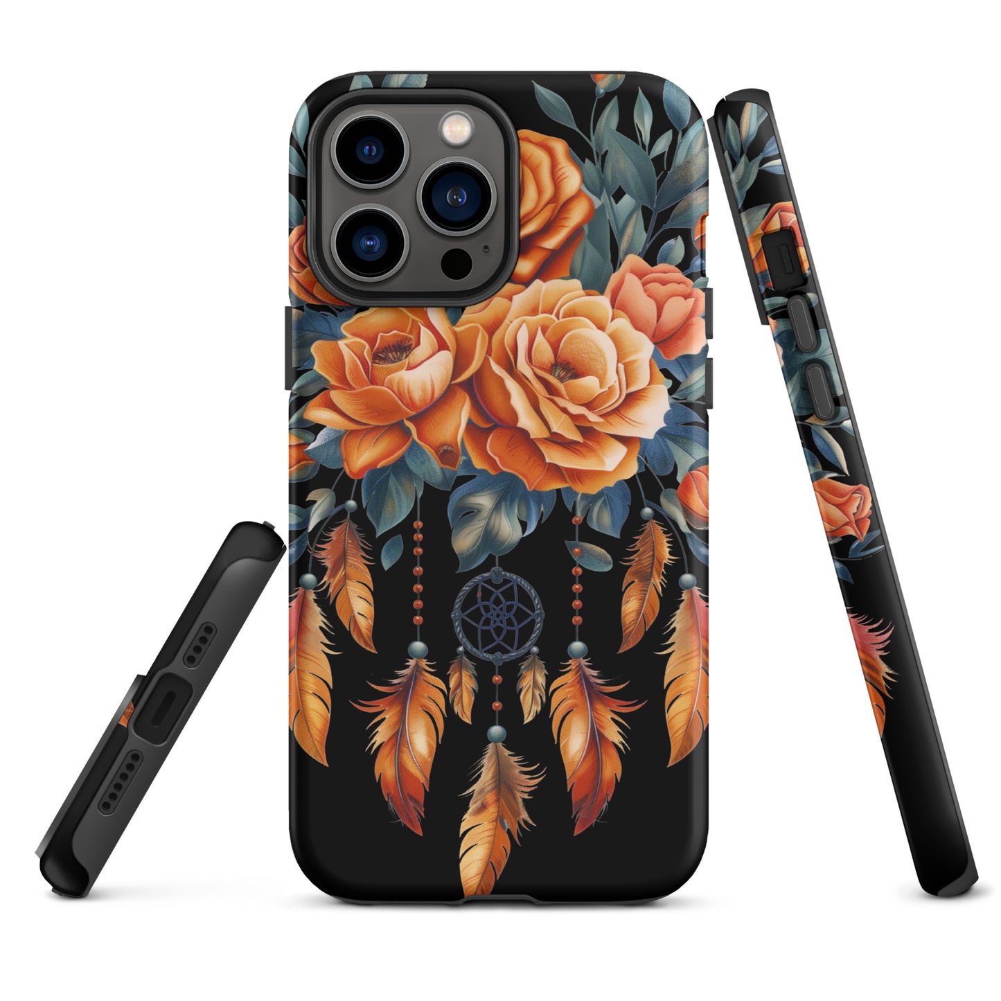 Roses dreamcatcher black Tough Case for iPhone®