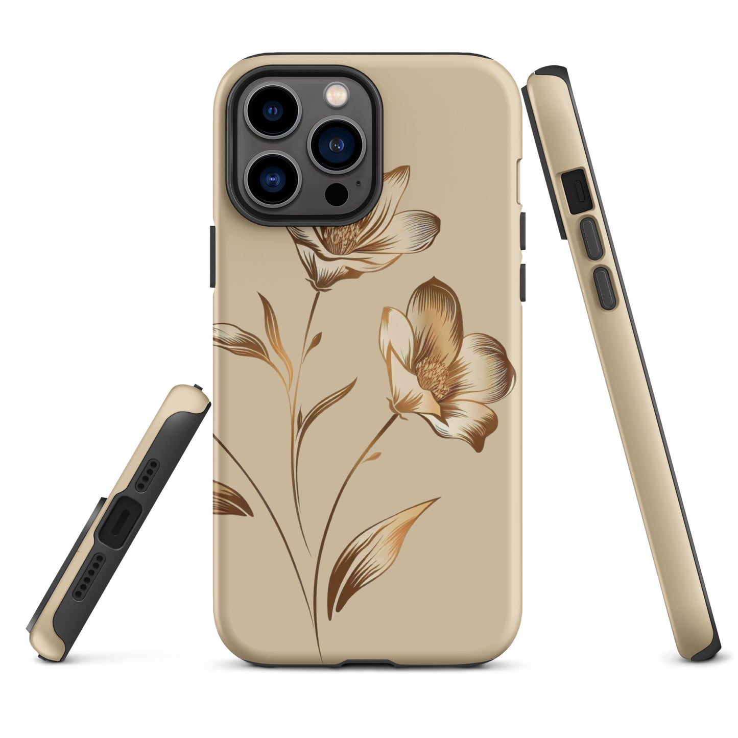 Golden flowers bunch Tough Case for iPhone®