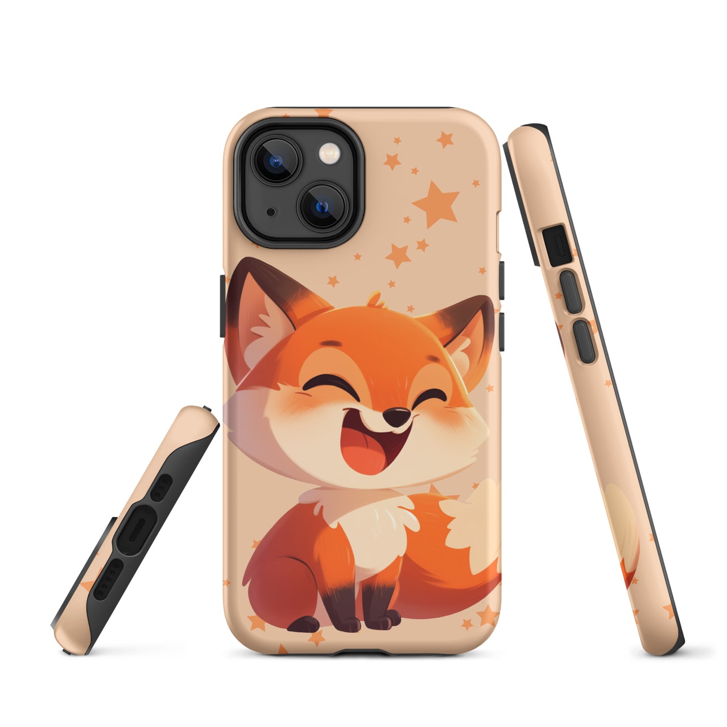 Coque rigide pour iPhone® avec renard roux de dessin animé