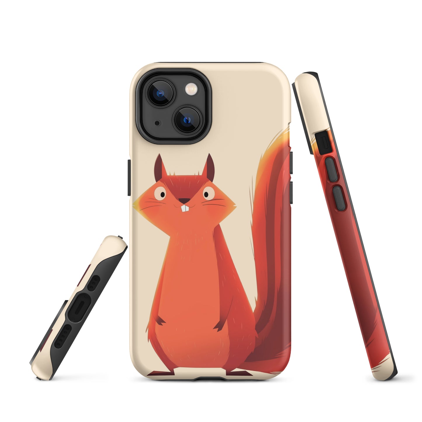 Silly red squirrel Tough Case for iPhone®