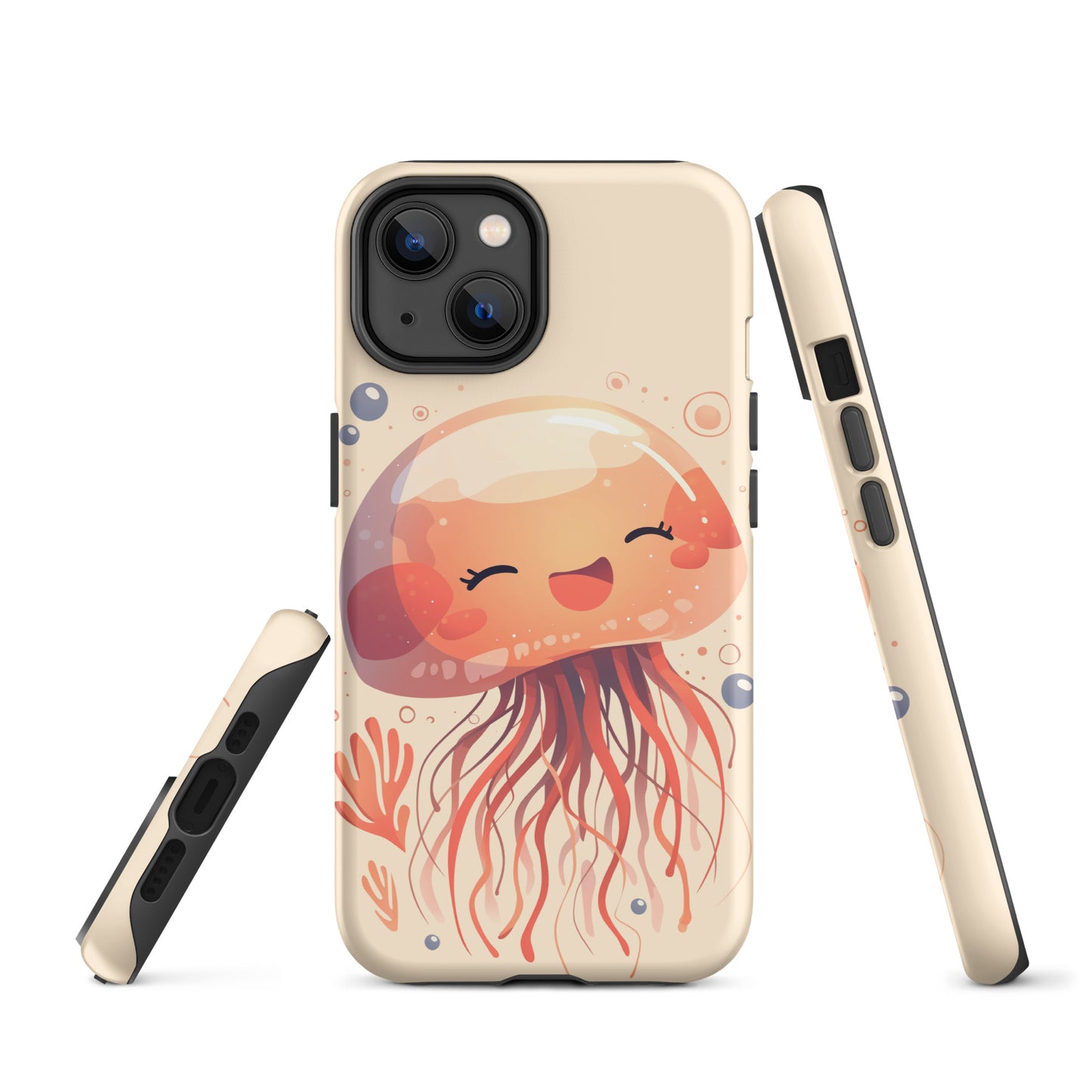 Smiling jellyfish kawaii Tough Case for iPhone®