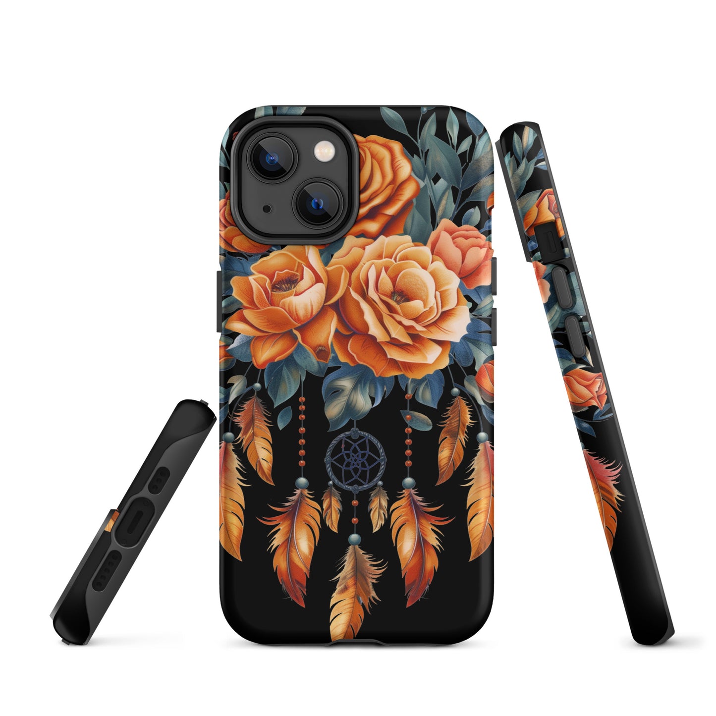 Roses dreamcatcher black Tough Case for iPhone®