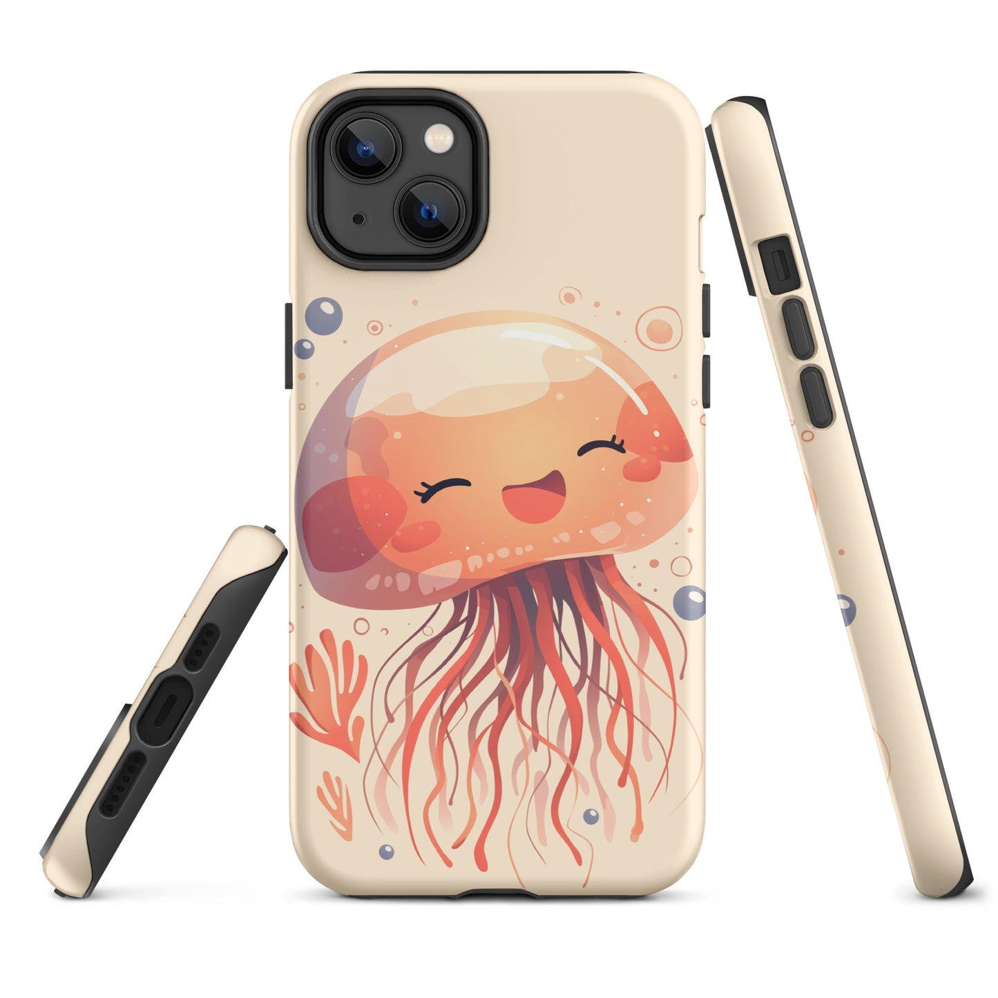 Smiling jellyfish kawaii Tough Case for iPhone®