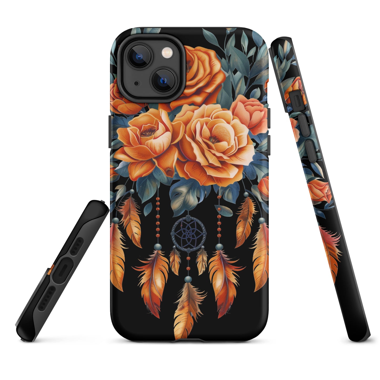 Roses dreamcatcher black Tough Case for iPhone®