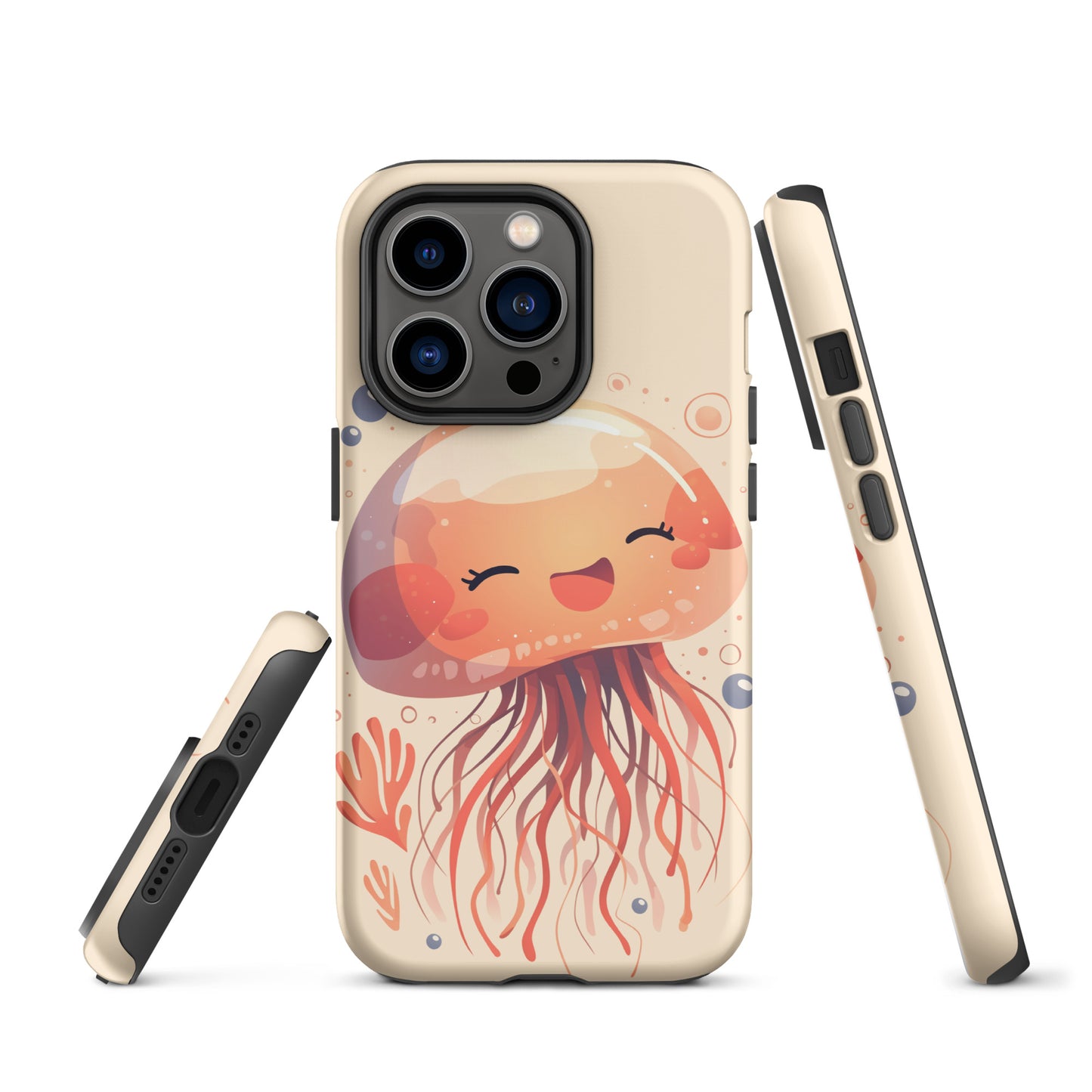 Smiling jellyfish kawaii Tough Case for iPhone®