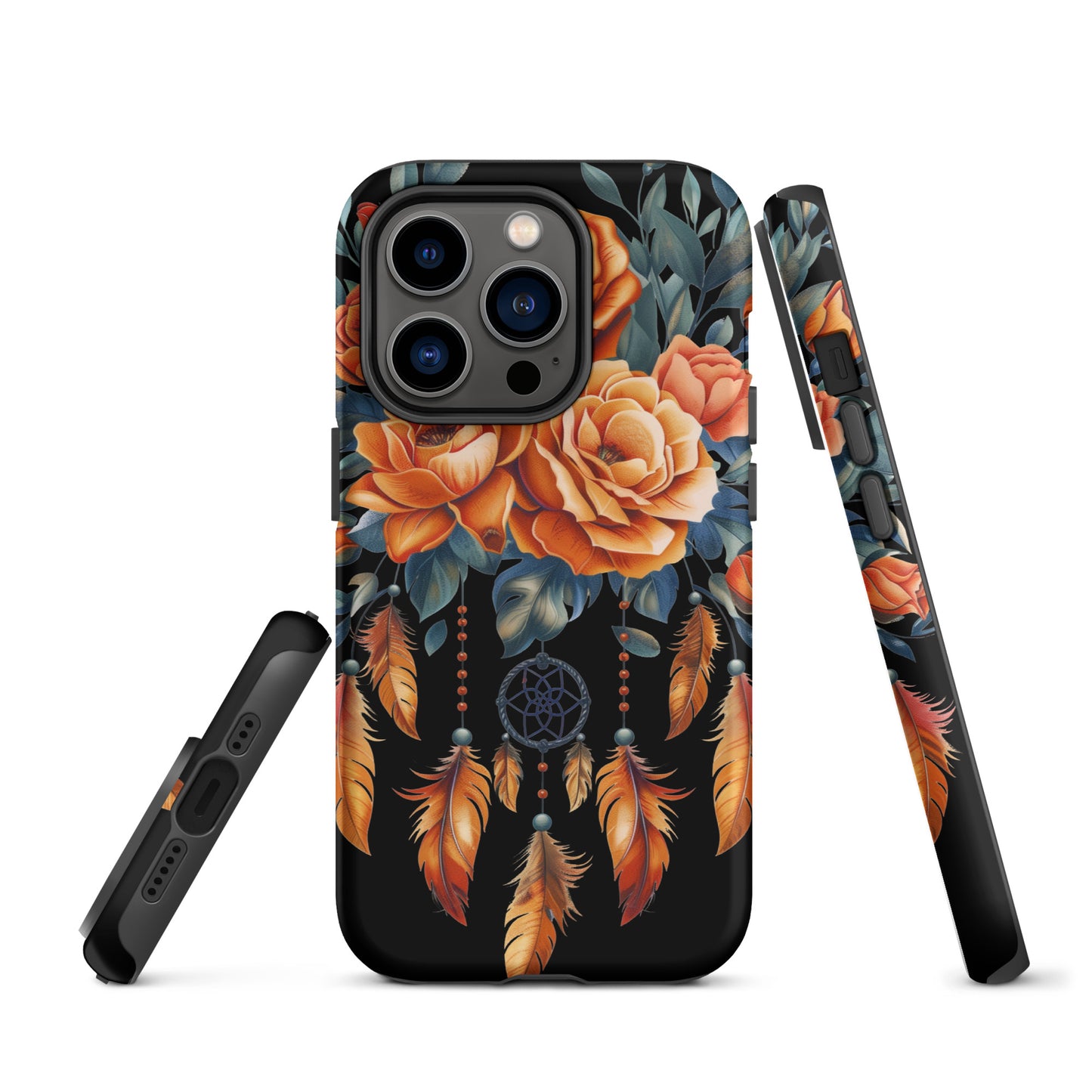 Roses dreamcatcher black Tough Case for iPhone®