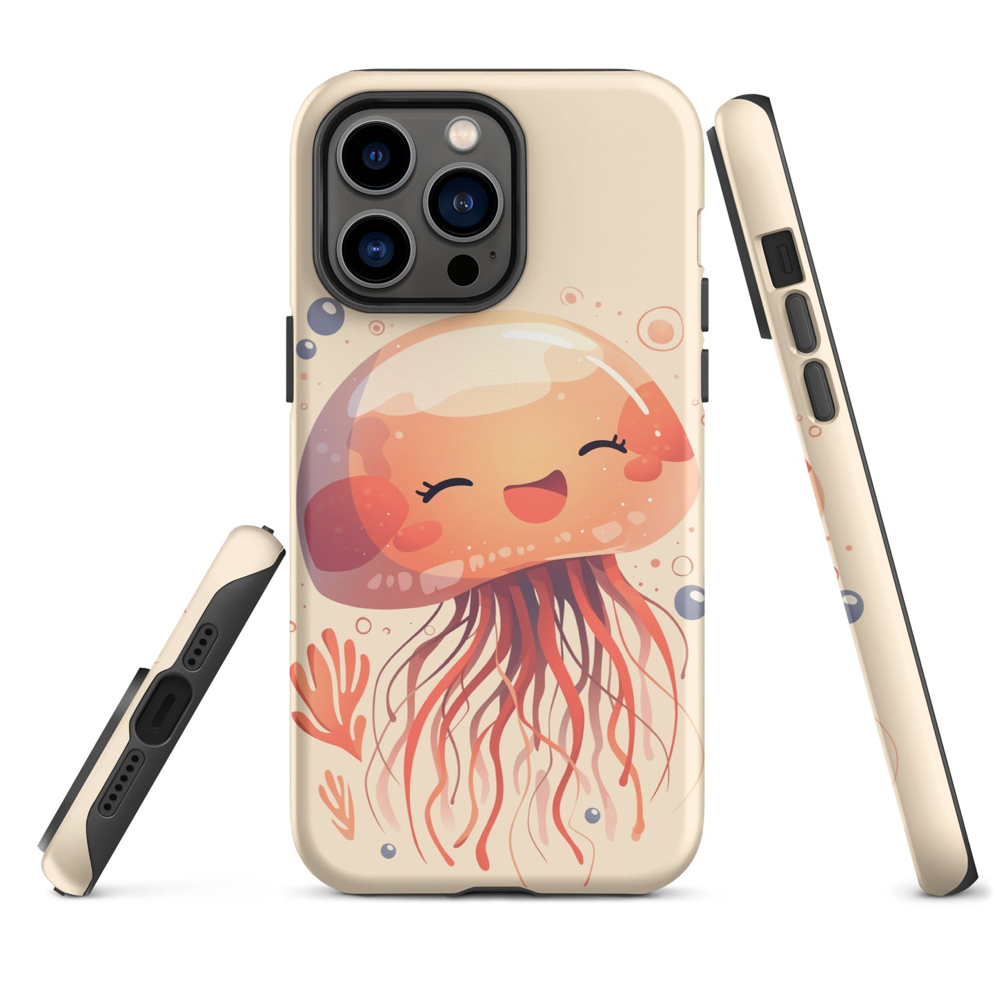 Smiling jellyfish kawaii Tough Case for iPhone®