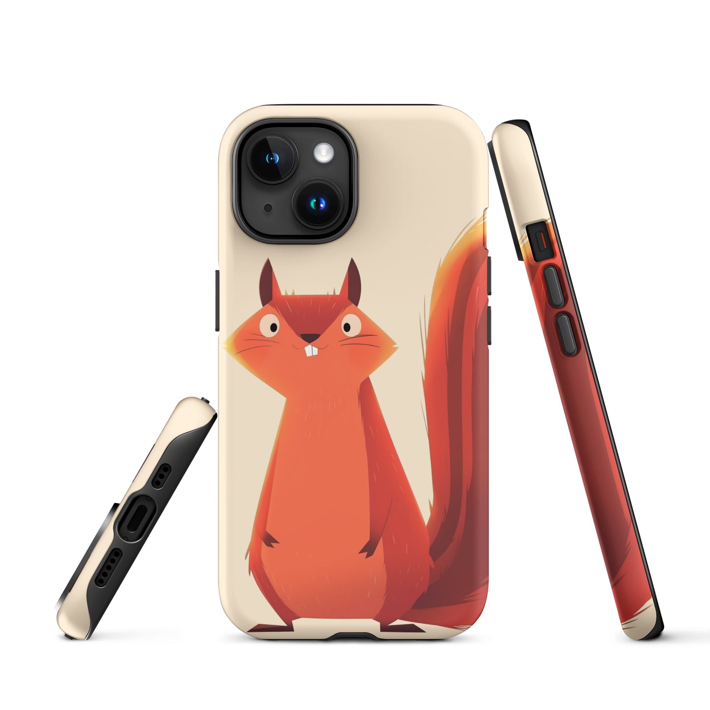 Silly red squirrel Tough Case for iPhone®