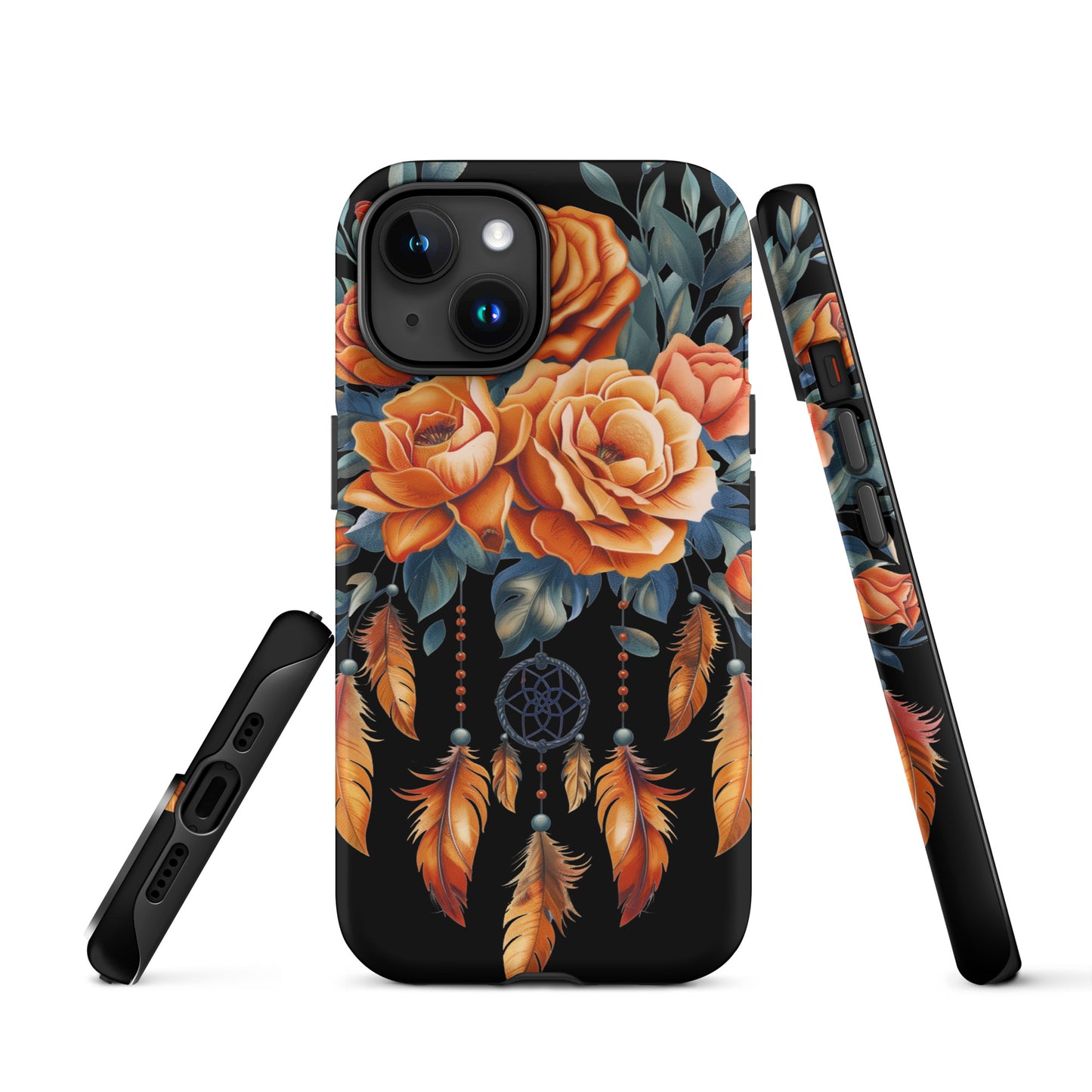 Roses dreamcatcher black Tough Case for iPhone®