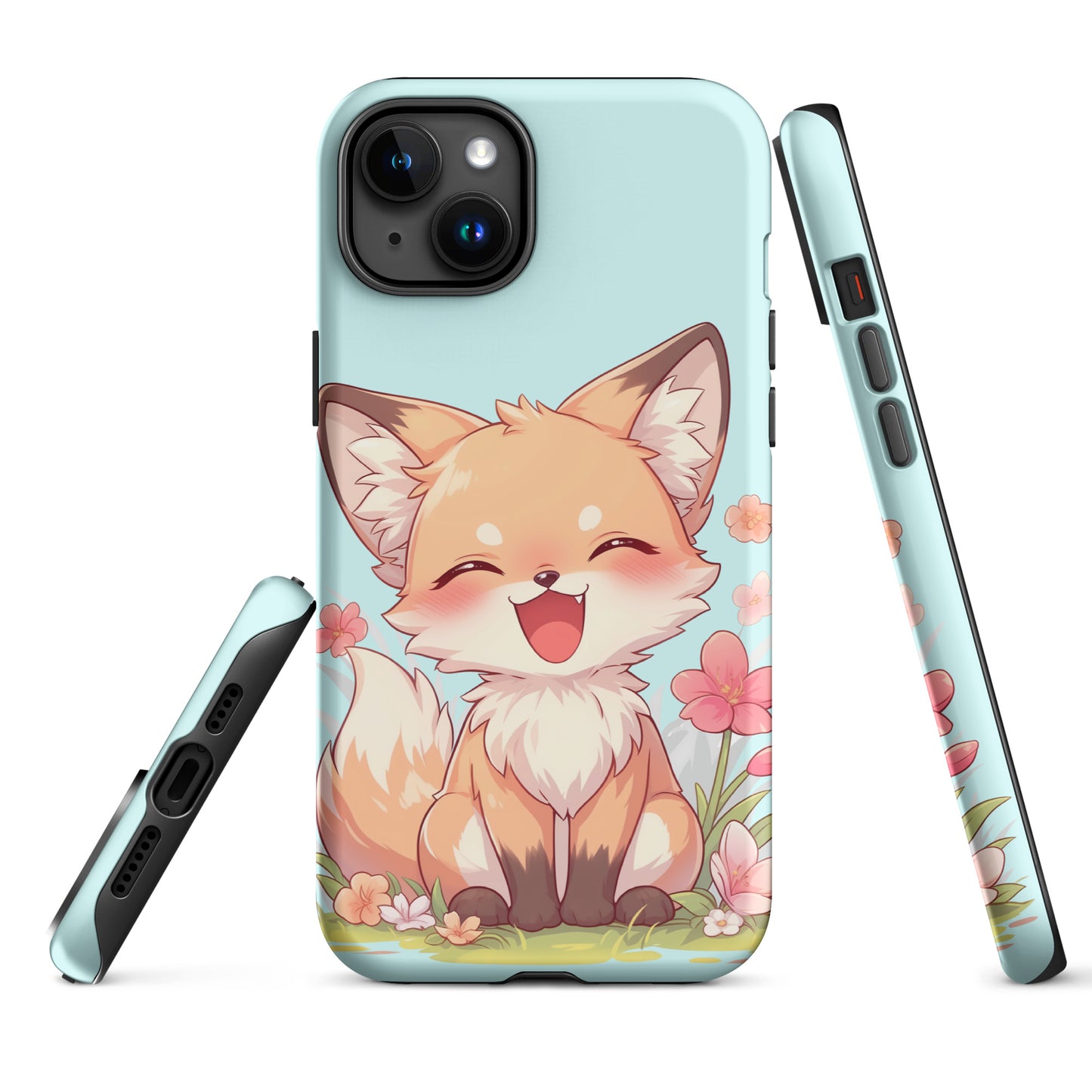 Cute red fox smiling Tough Case for iPhone®