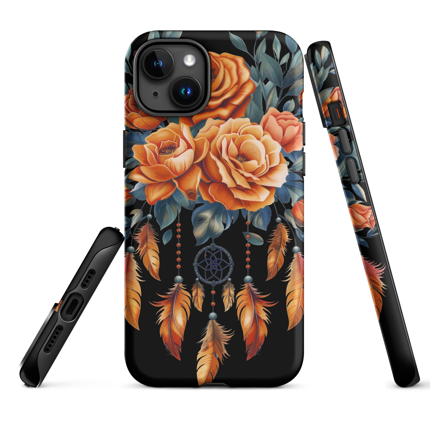 Roses dreamcatcher black Tough Case for iPhone®